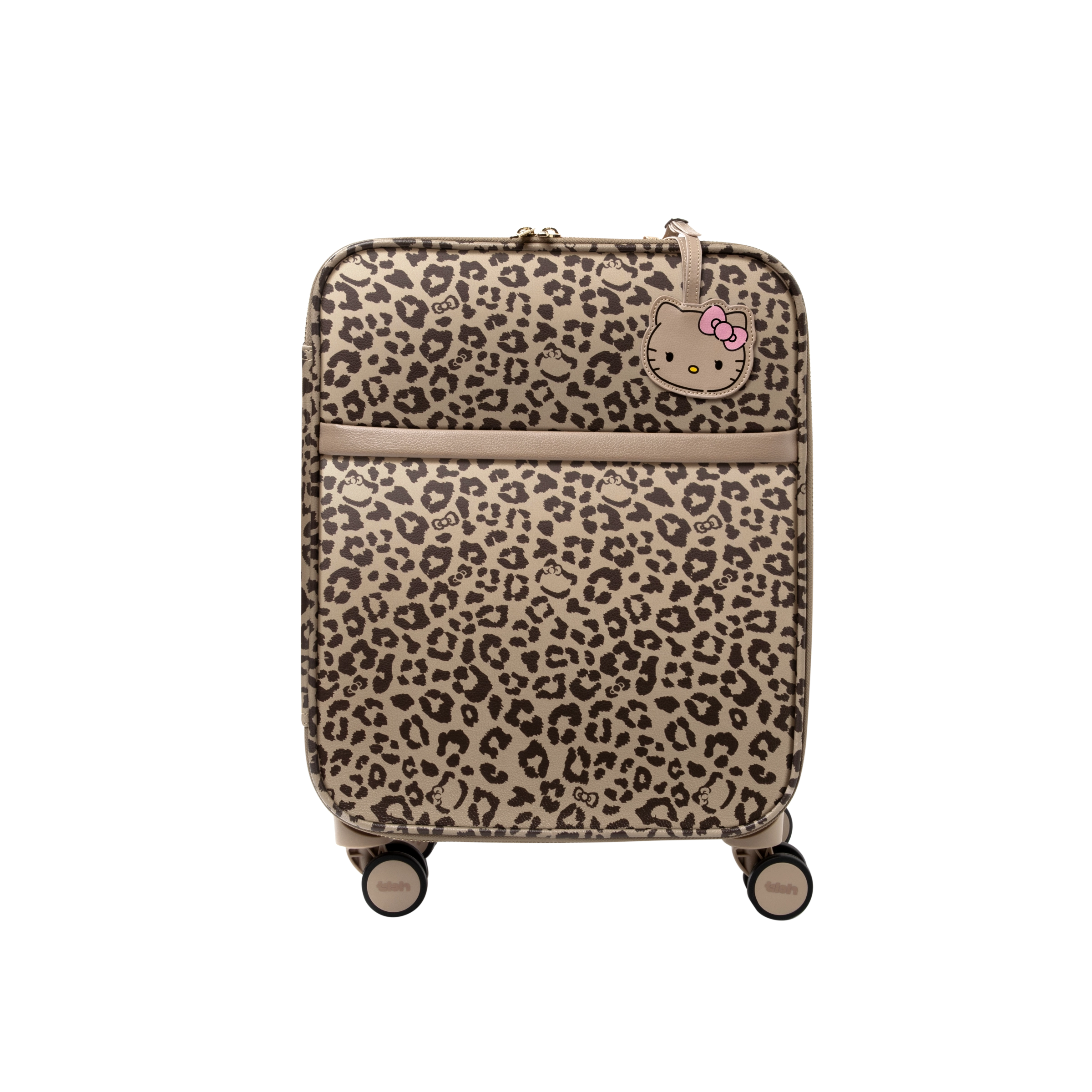 "Hello Kitty" 18-Inch Faux Leather Carry-On Suitcase (With Dust Cover)
