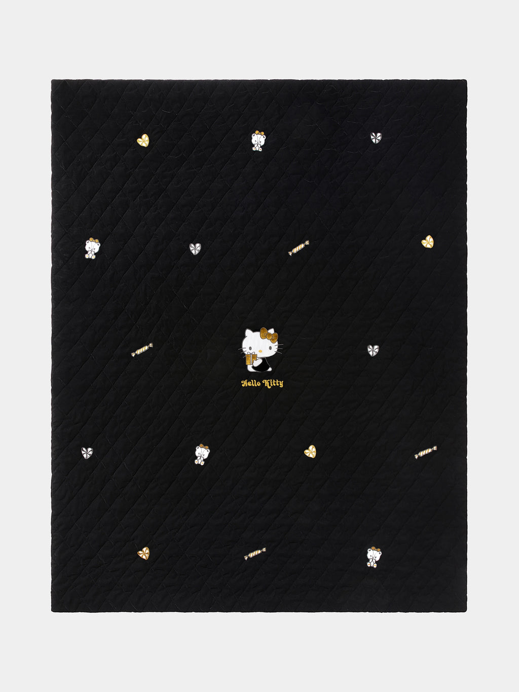 "Hello Kitty" Velvet Coverlet Candy Shop