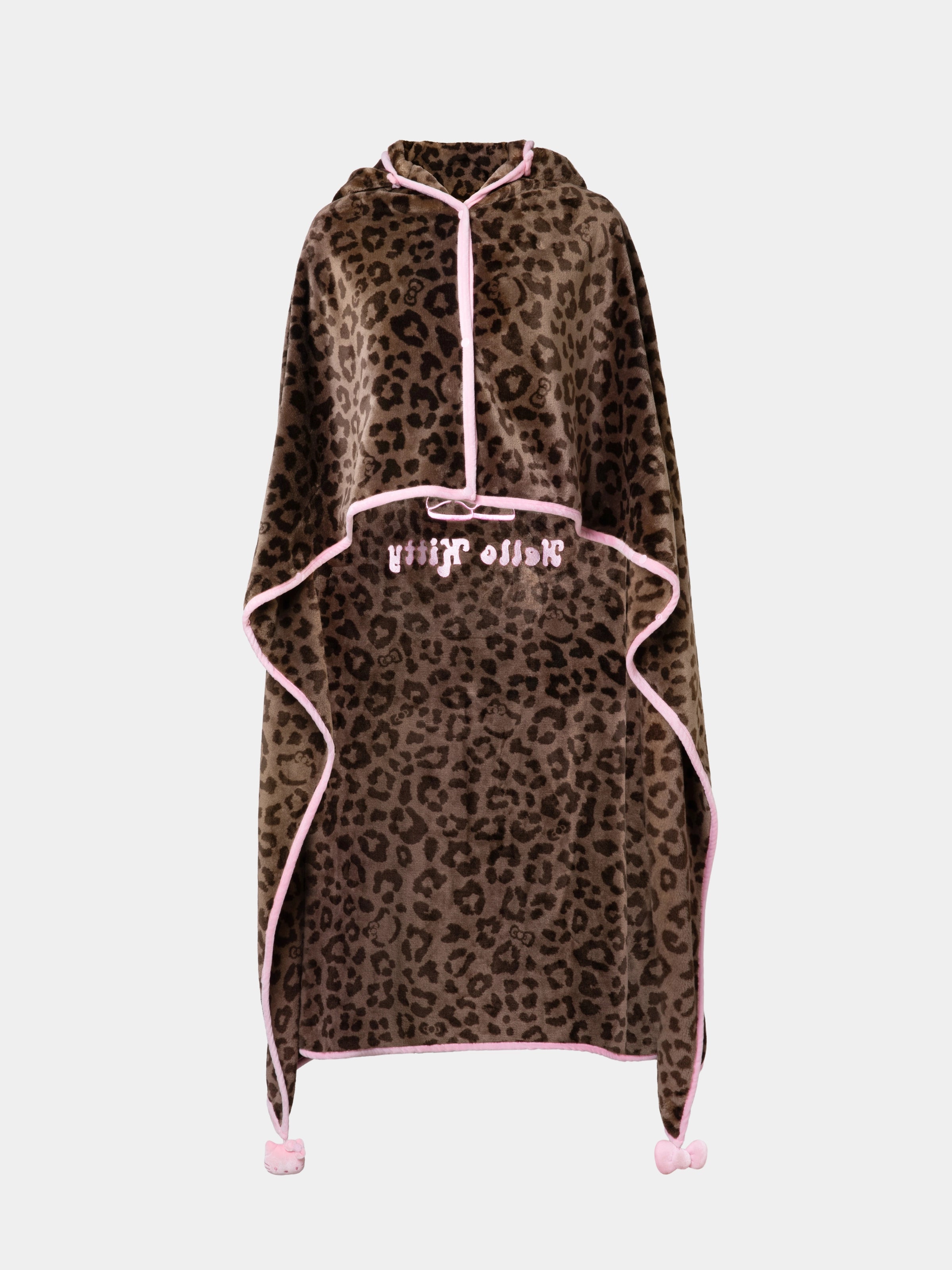 "Hello Kitty" Cloak Blanket Choco