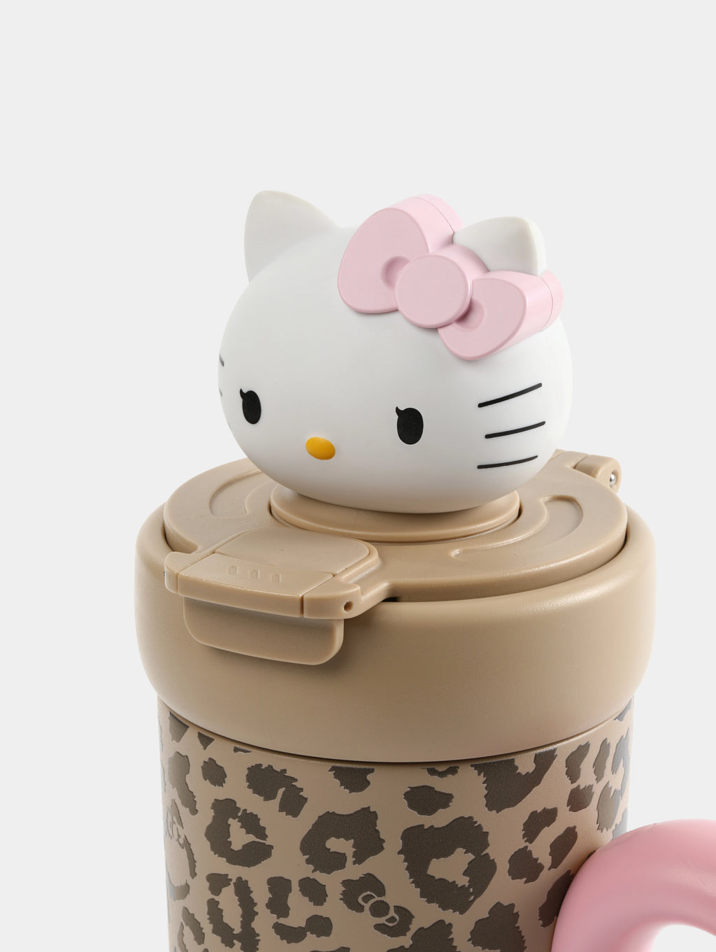 "Hello Kitty" Sun-Kissed Stainless Steel Insulated Tumbler (With Mini Bag) – Leopard