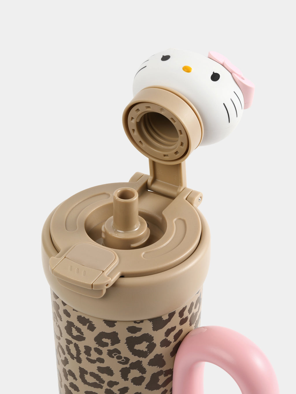 "Hello Kitty" Sun-Kissed Stainless Steel Insulated Tumbler (With Mini Bag) – Leopard