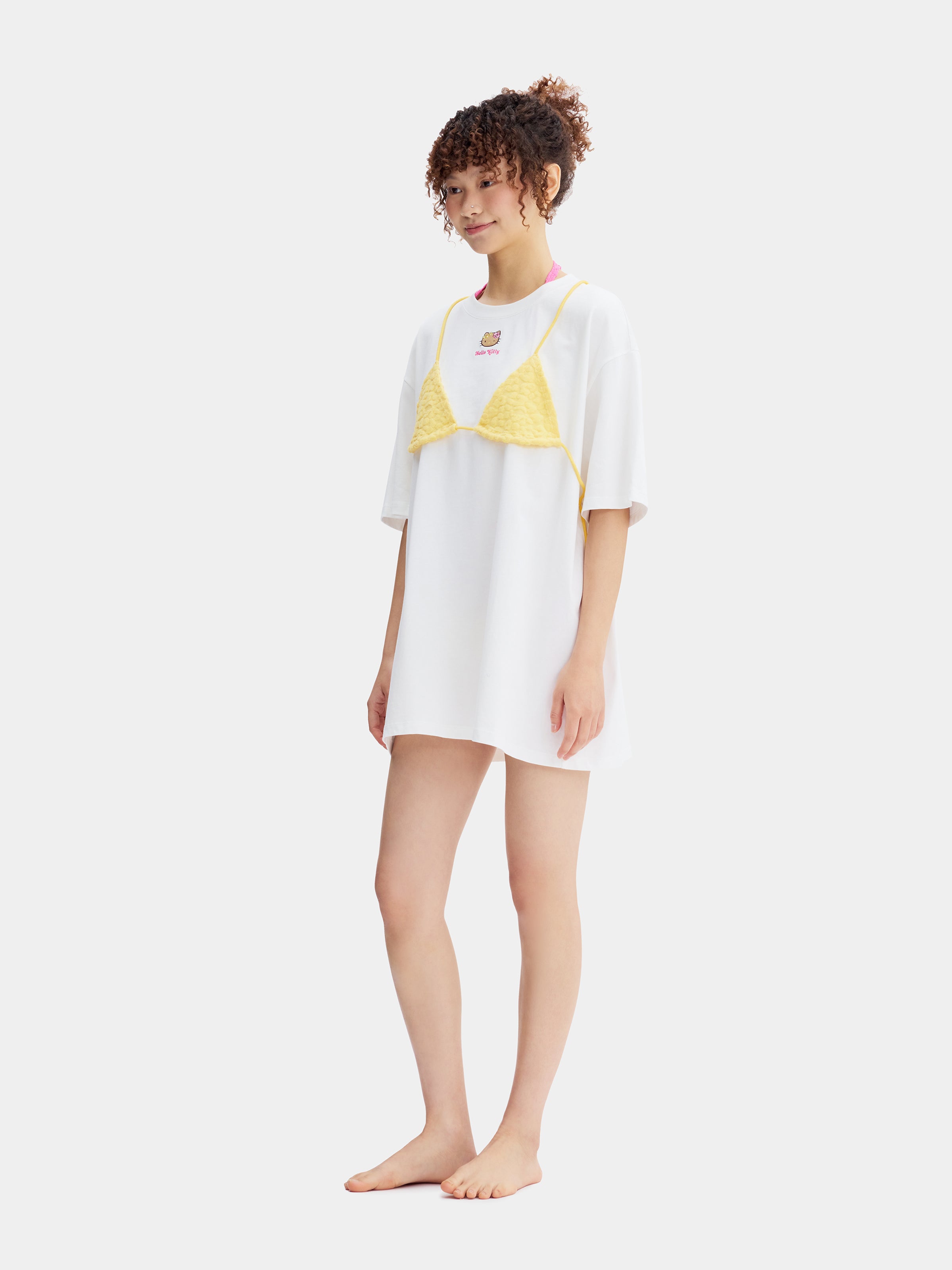 "Hello Kitty" Bikini Print T-Shirt – Sunbeam Leopard