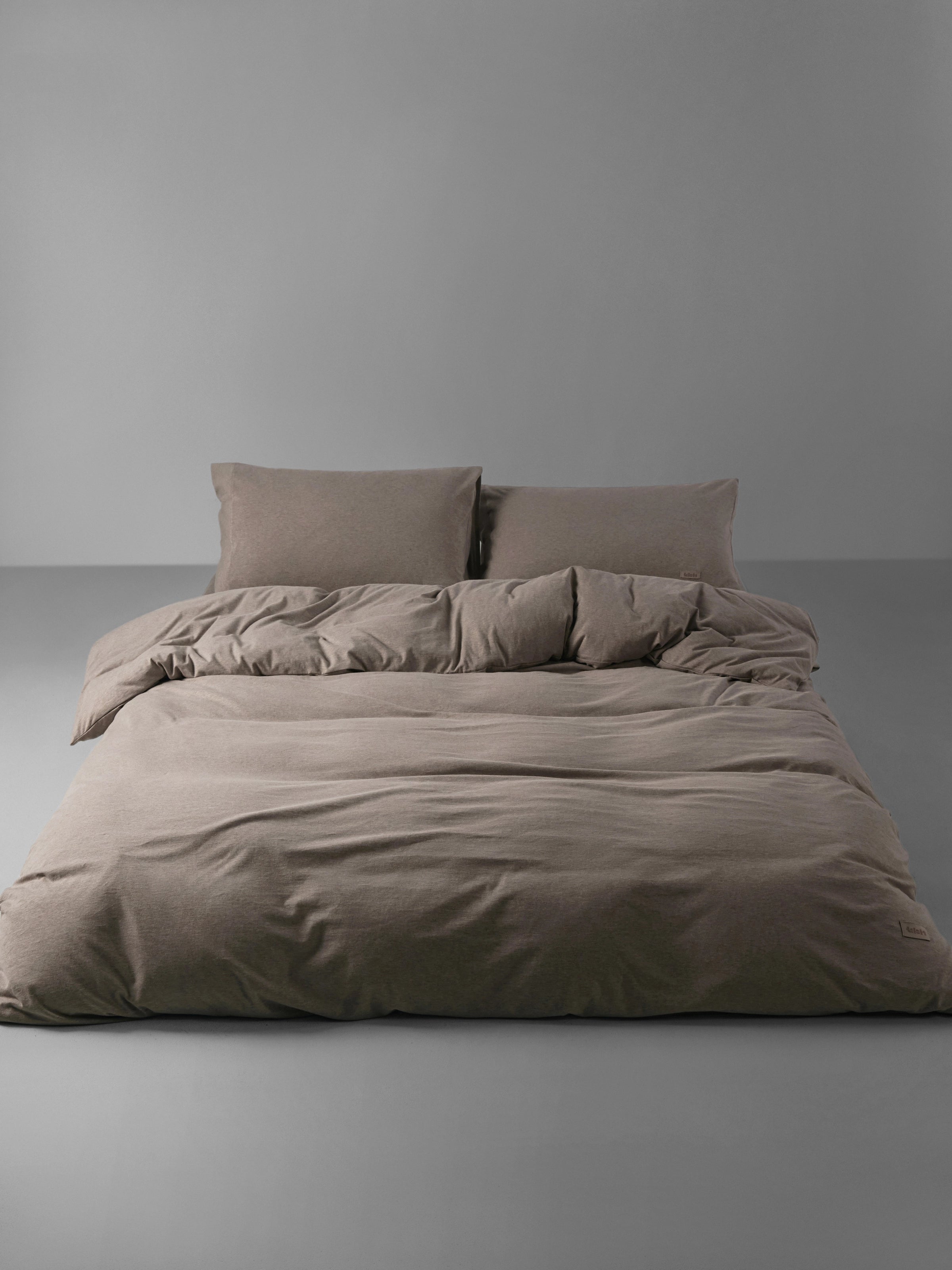 Cotton Heavyweight Jersey Bedding Set Oat