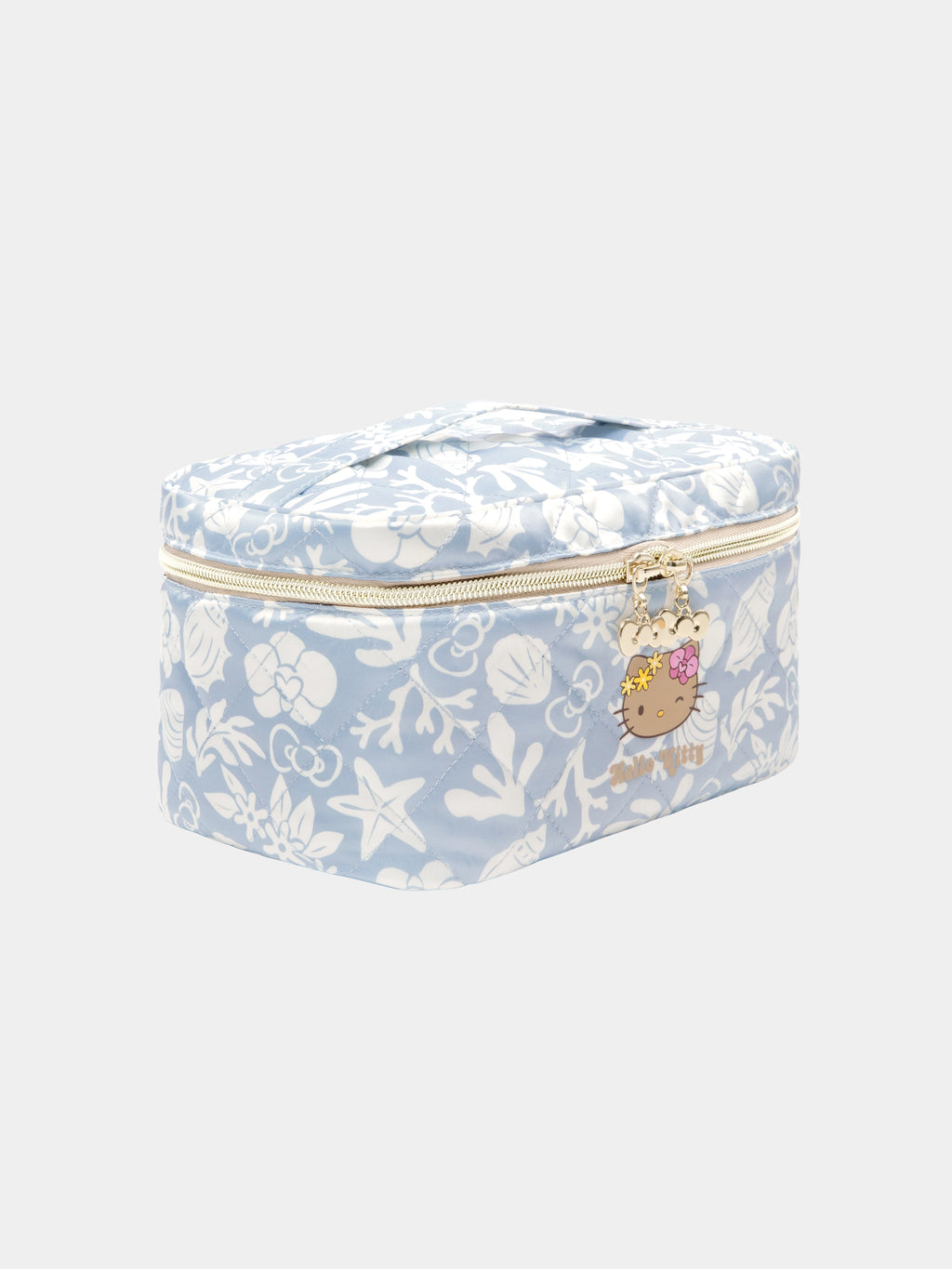 "Hello Kitty" Cosmetic Bag – Breezy Blue – Medium