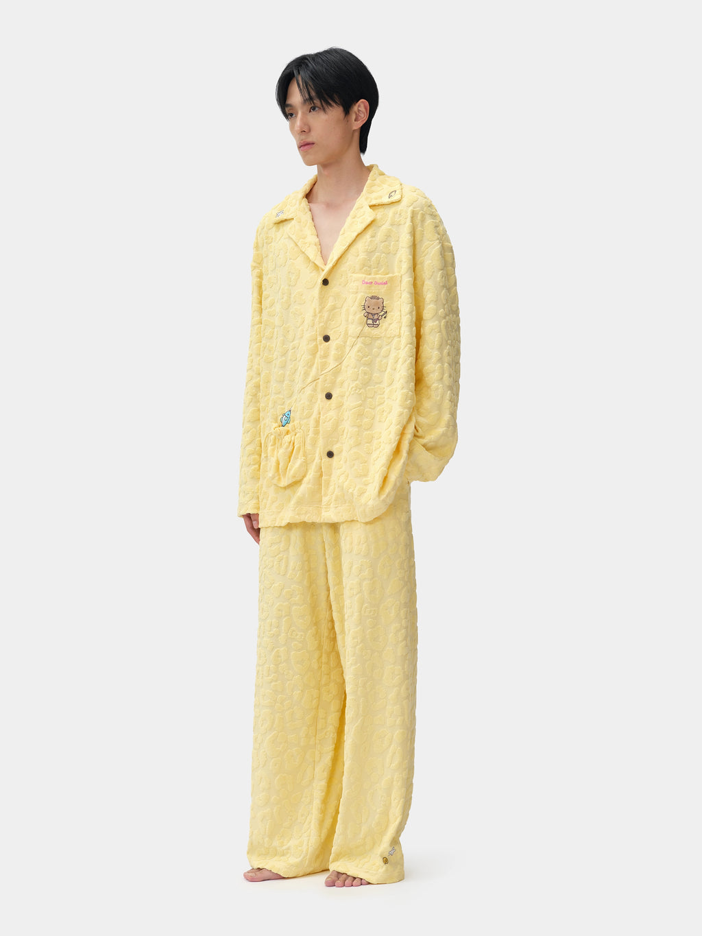 "Dear Daniel" Terry Loungewear Set Long Sleeve – Sunbeam Leopard