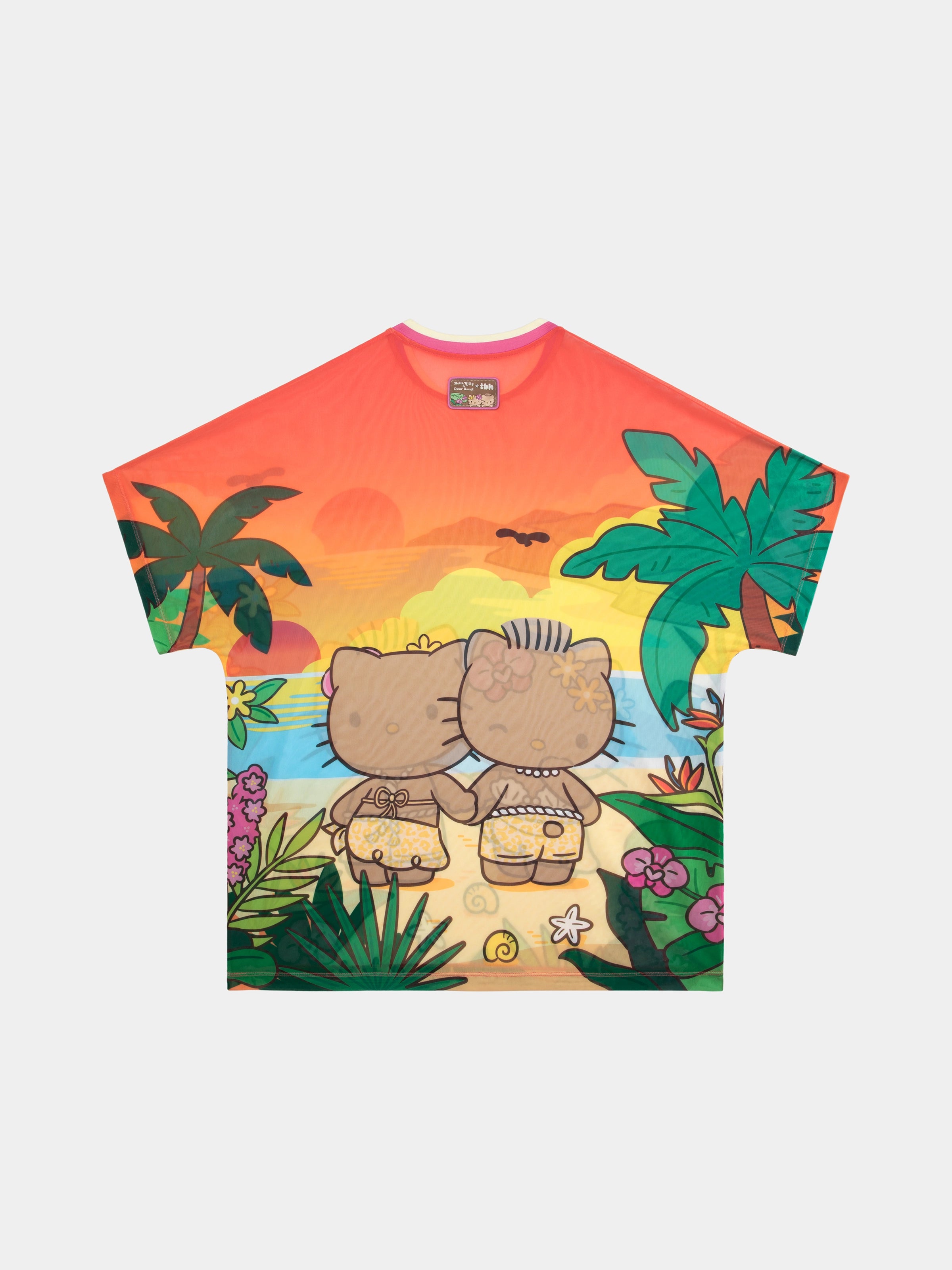 "Hello Kitty & Dear Daniel" Mesh T-Shirt – Watching Sunsets Together