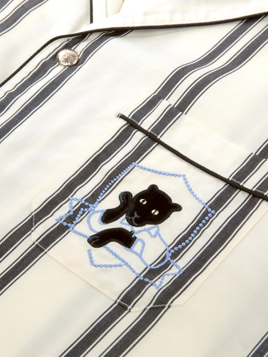 "Urban Jungle" Tencel Cotton Blend Loungewear Set – Moonlight White