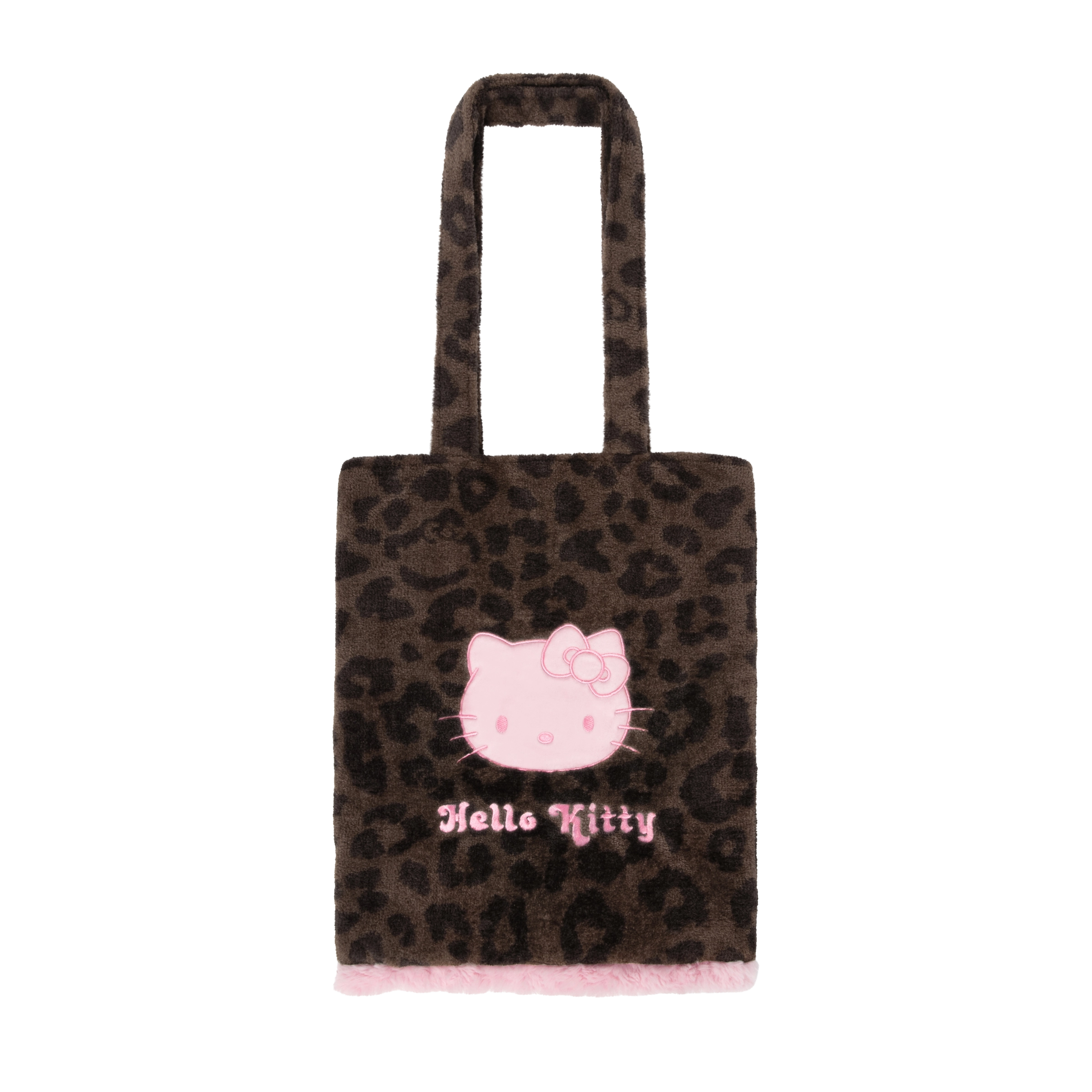 Hello Kitty Fluffy Tote Bag  Choco
