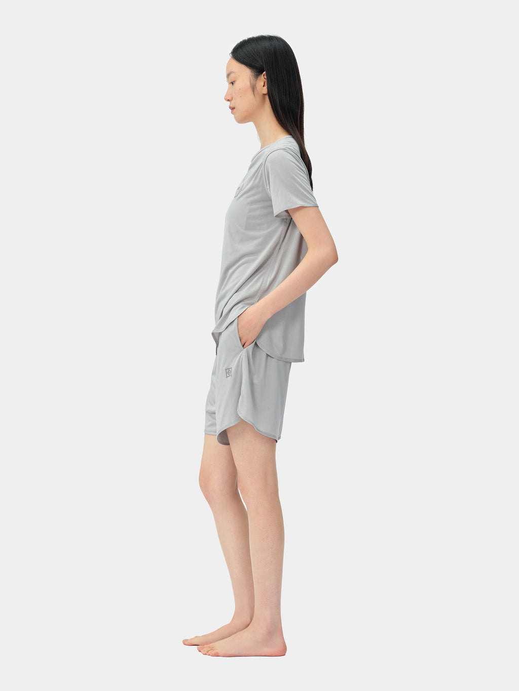 tbh Wōdrobe PLA Skin-Friendly Sleepwear Set Short Sleeve – Grey