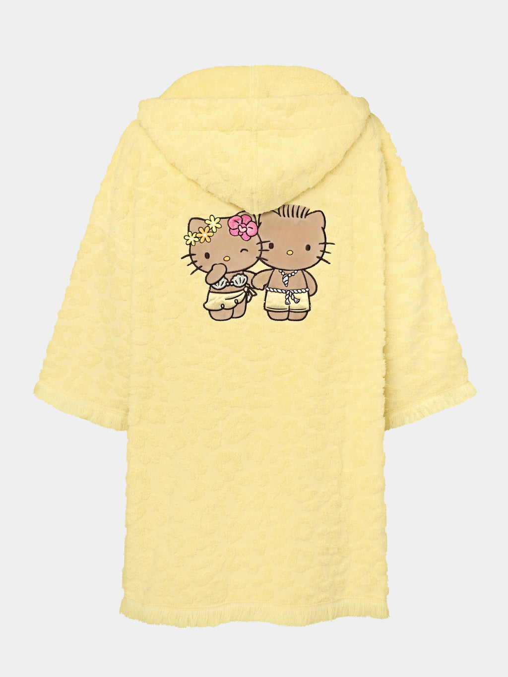 "Hello Kitty" Terry Hooded Cover Up – Sunbeam Leopard