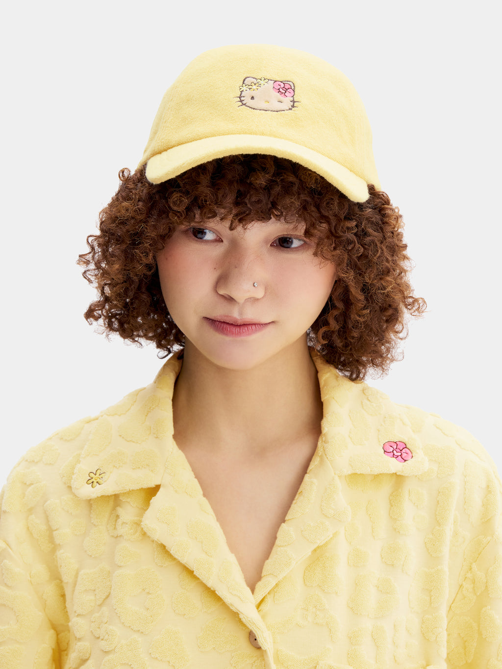 "Hello Kitty" Terry Baseball Cap – Sunbeam Leopard