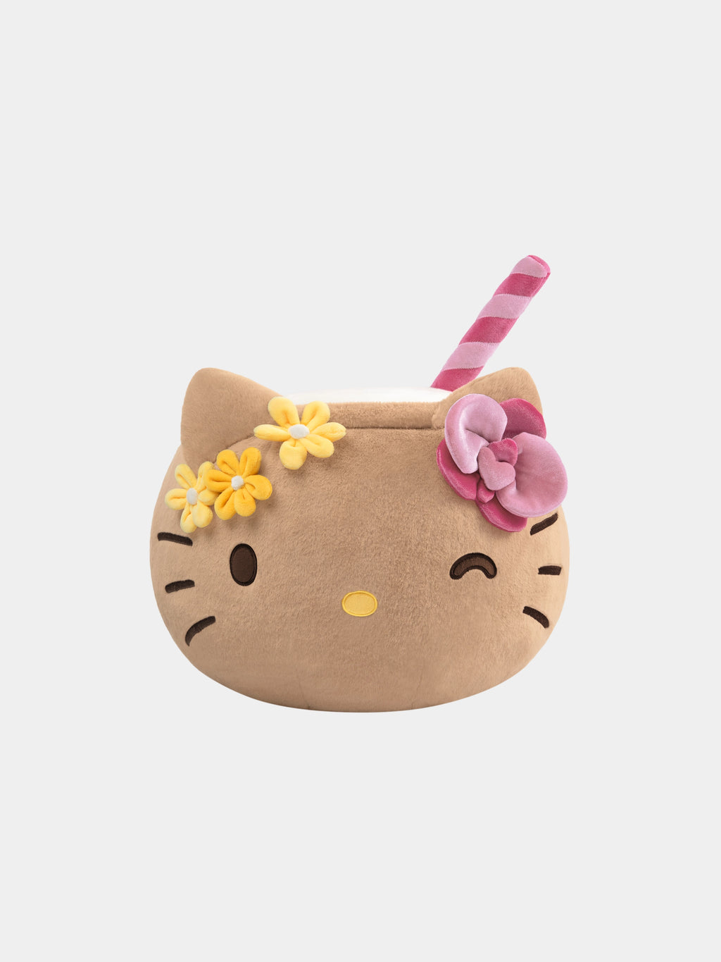 "Hello Kitty" Flannel Blanket & Cushion Set – Tanned Coconut