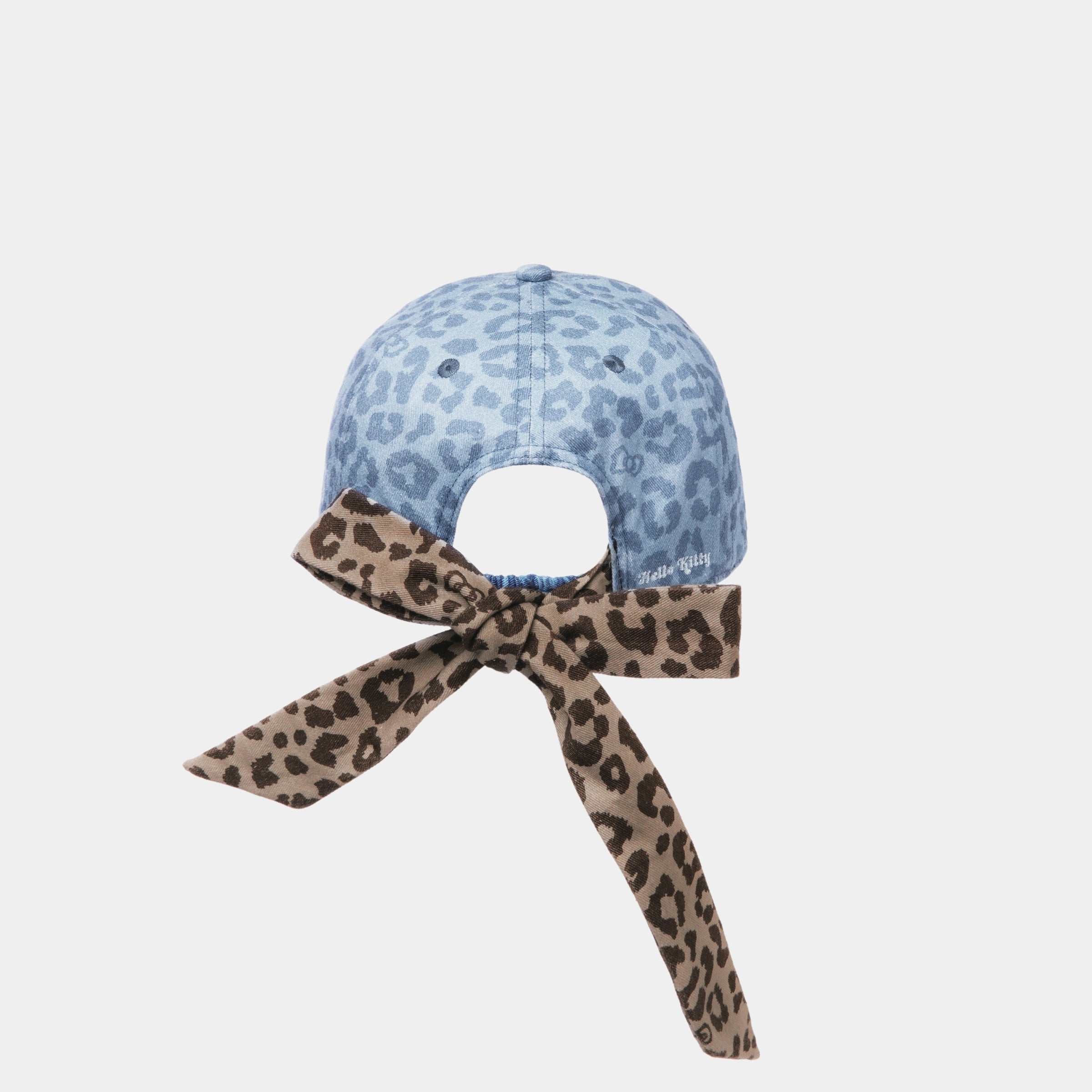 "Hello Kitty" Baseball Cap – Denim Leopard