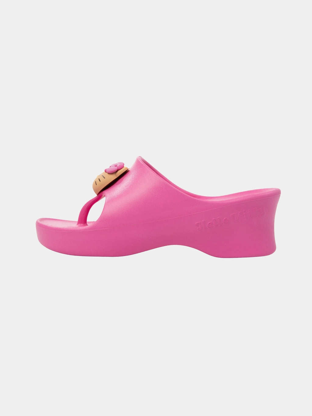"Hello Kitty" EVA Platform Slippers – Hot Pink