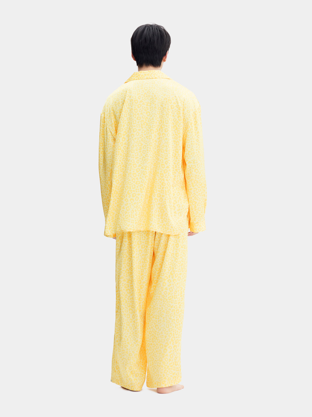 "Dear Daniel" Satin Loungewear Set Long Sleeve – Sunbeam Leopard