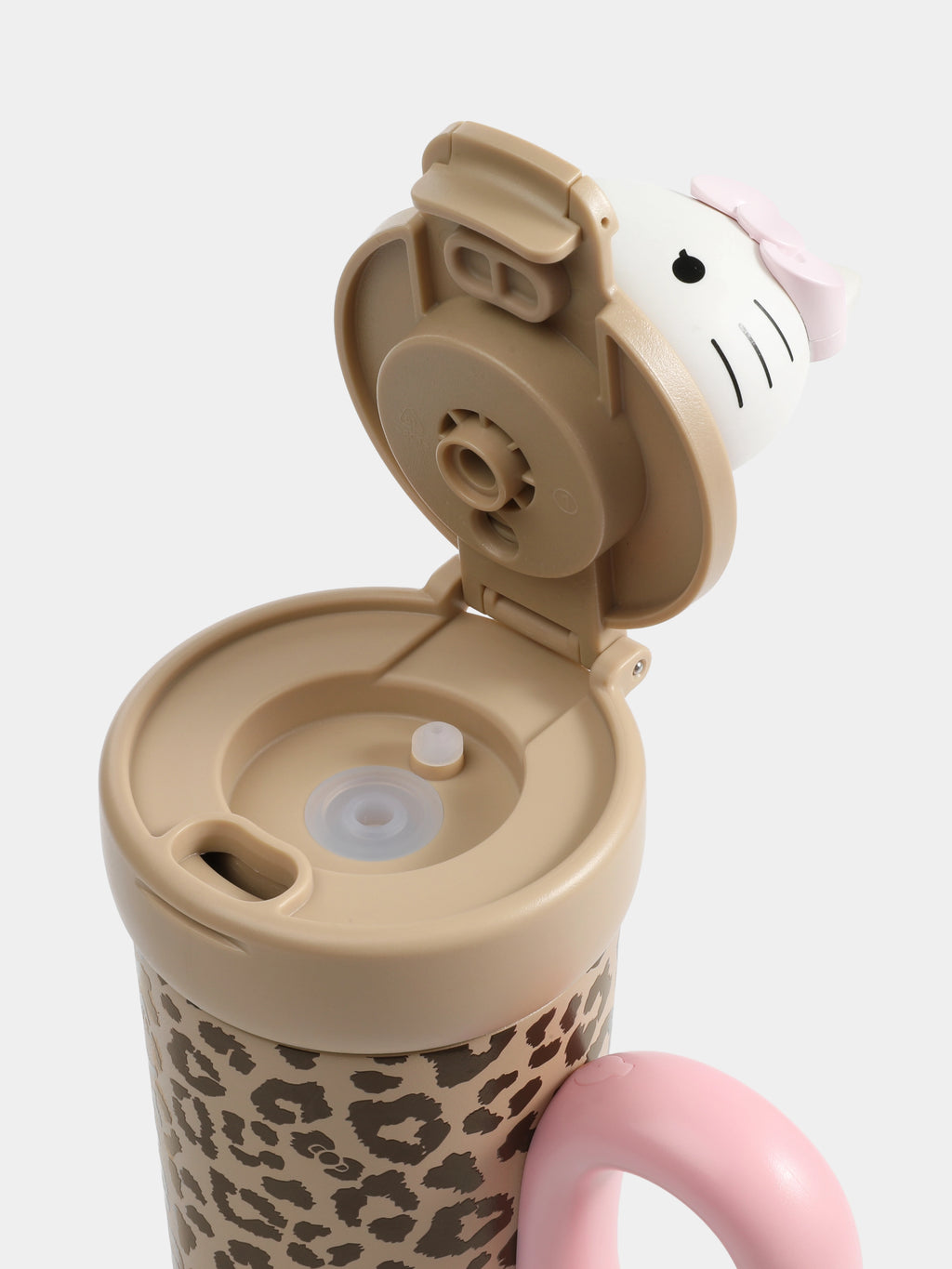 "Hello Kitty" Sun-Kissed Stainless Steel Insulated Tumbler (With Mini Bag) – Leopard