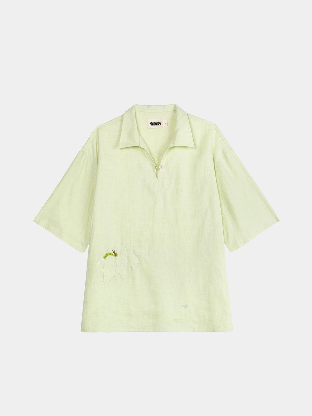tbh Wōdrobe Hemp Loungewear Set Short Sleeve – Melon Green