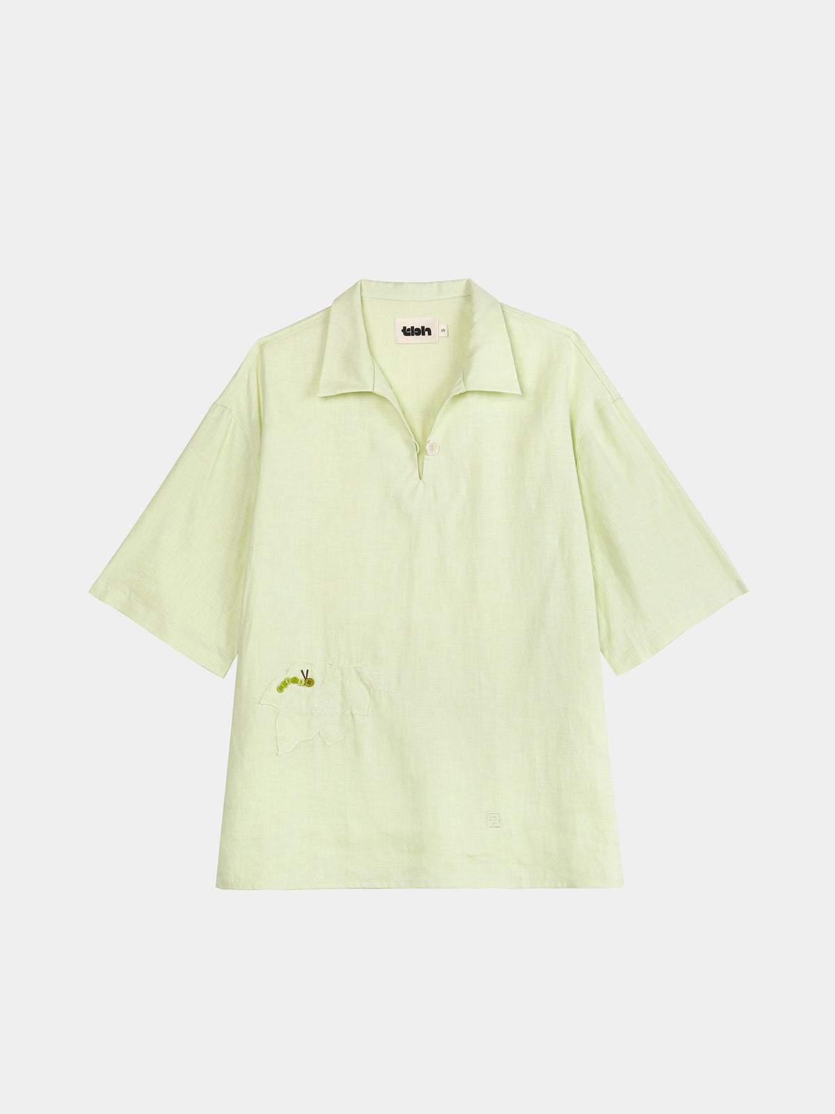 tbh Wōdrobe Hemp Loungewear Set Short Sleeve – Melon Green