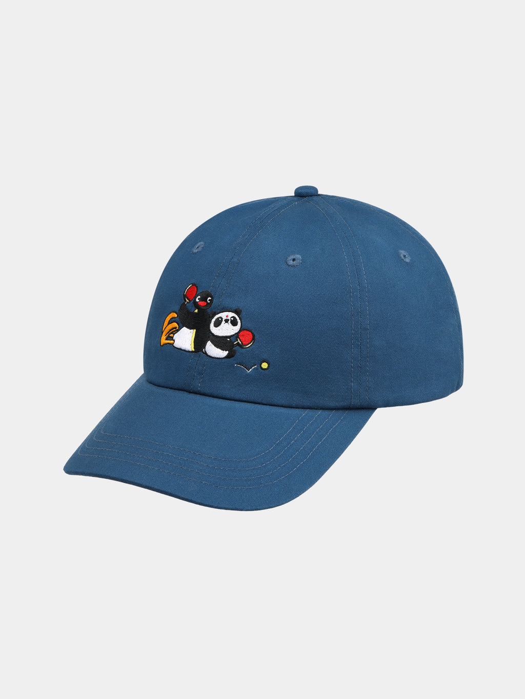 PIN!POM! 刺繡帽－海軍藍