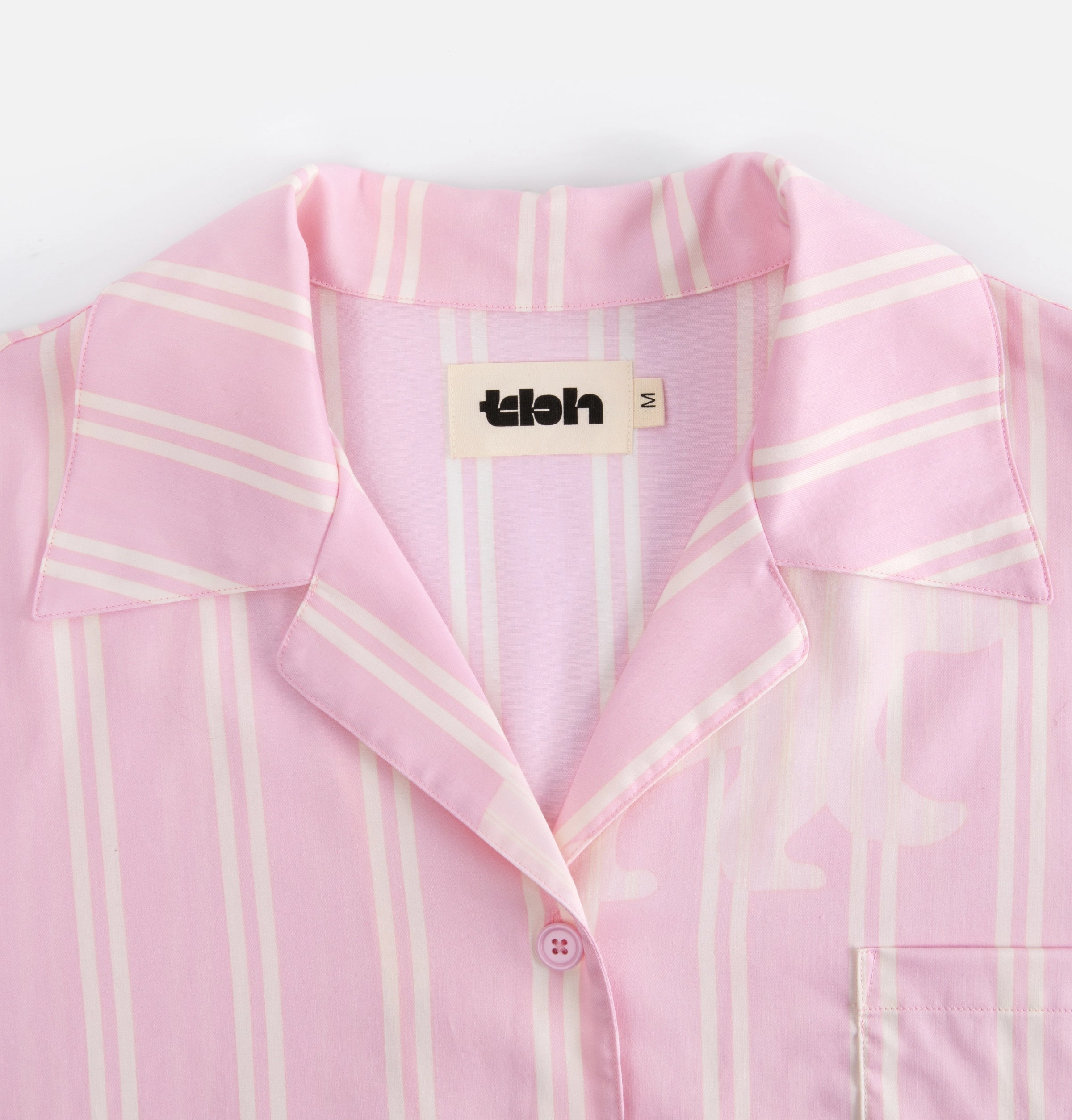 “Z” Tencel Cotton Blend Stripe Loungewear Set Baby Bear