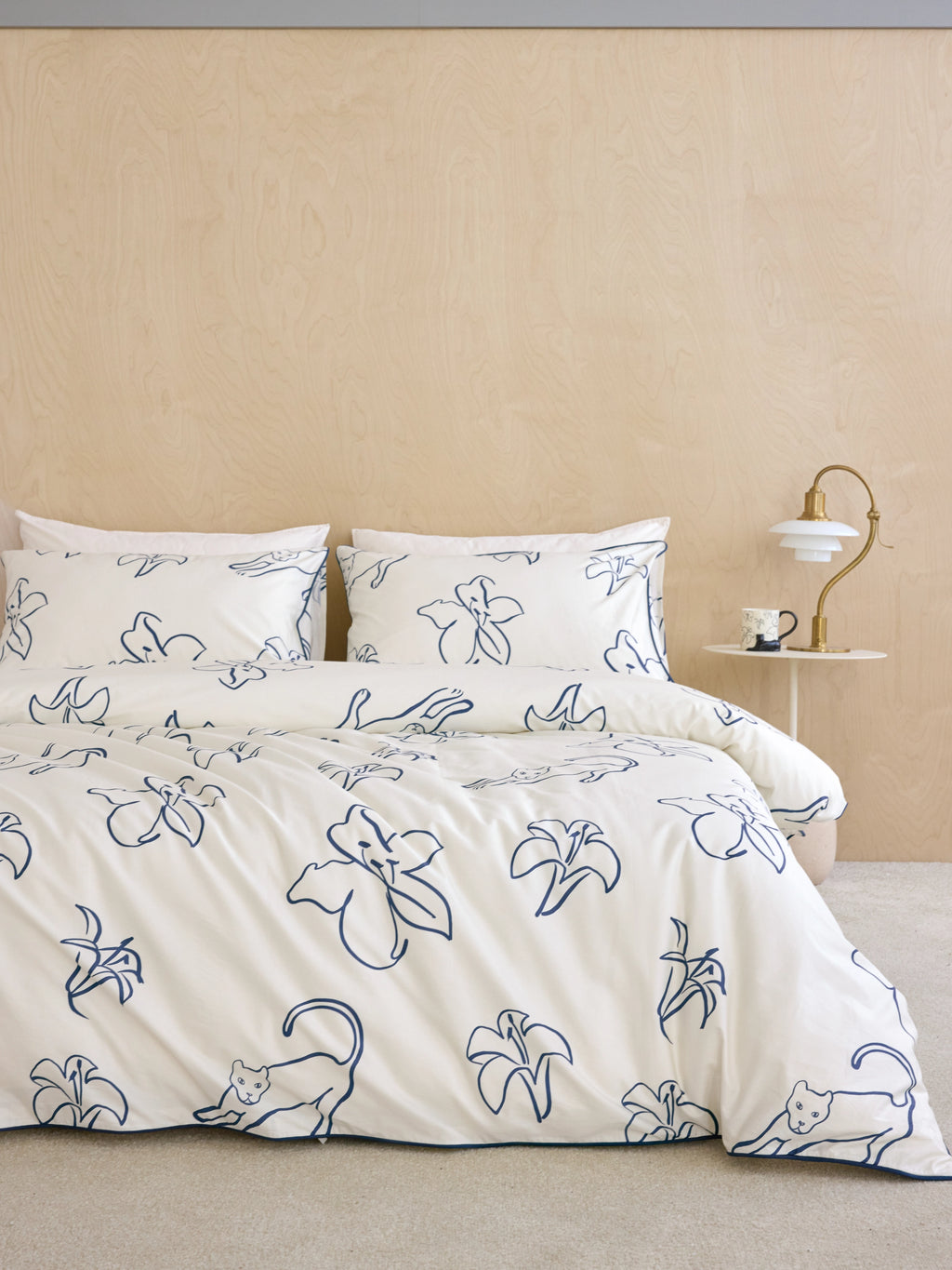 "Urban Jungle" Black Panther Cotton Twill Bedding Set – Black Panther & Lily