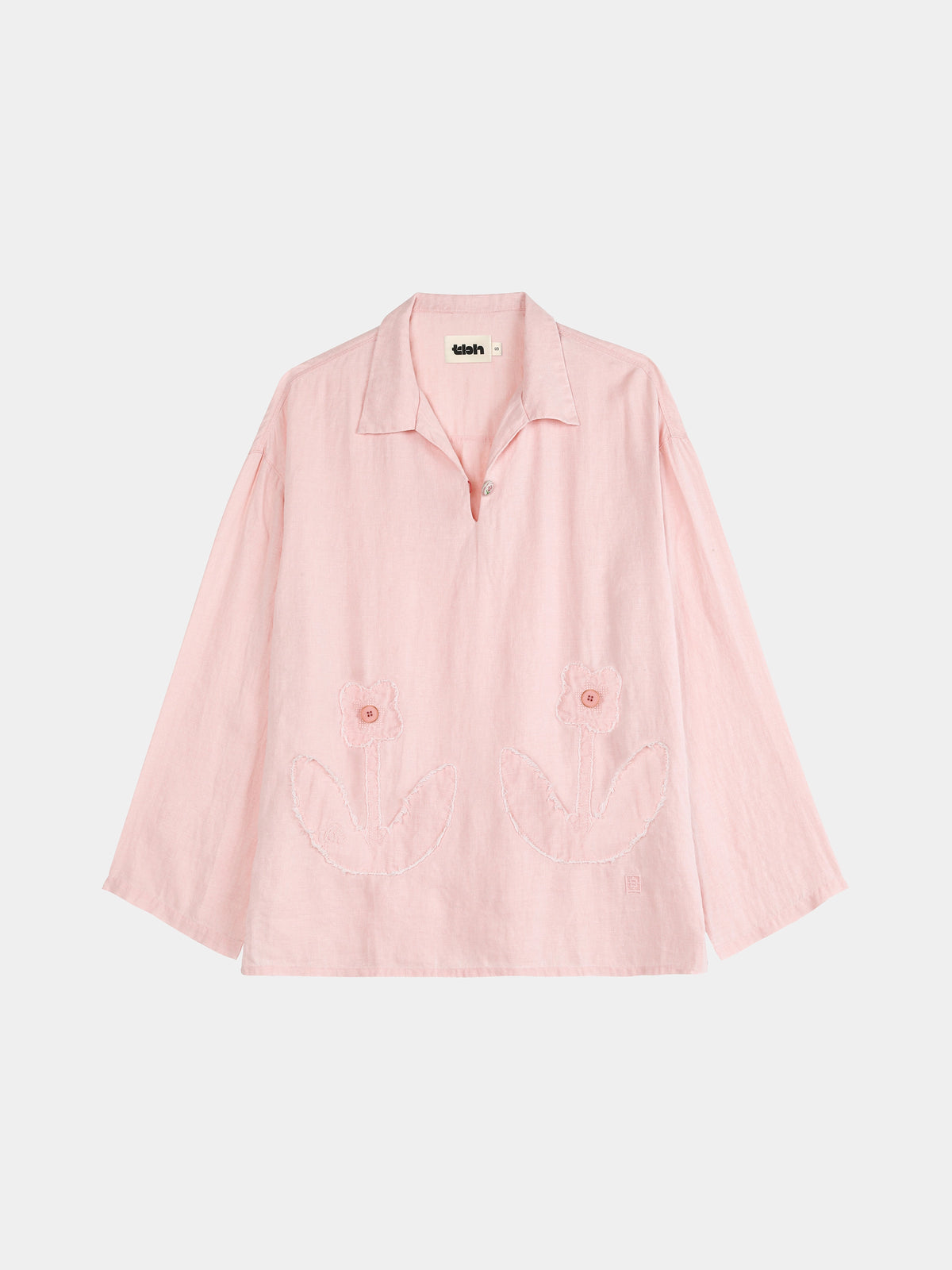 tbh Wōdrobe Natural-Dyed Hemp Loungewear Set Long Sleeve – Madder Rose