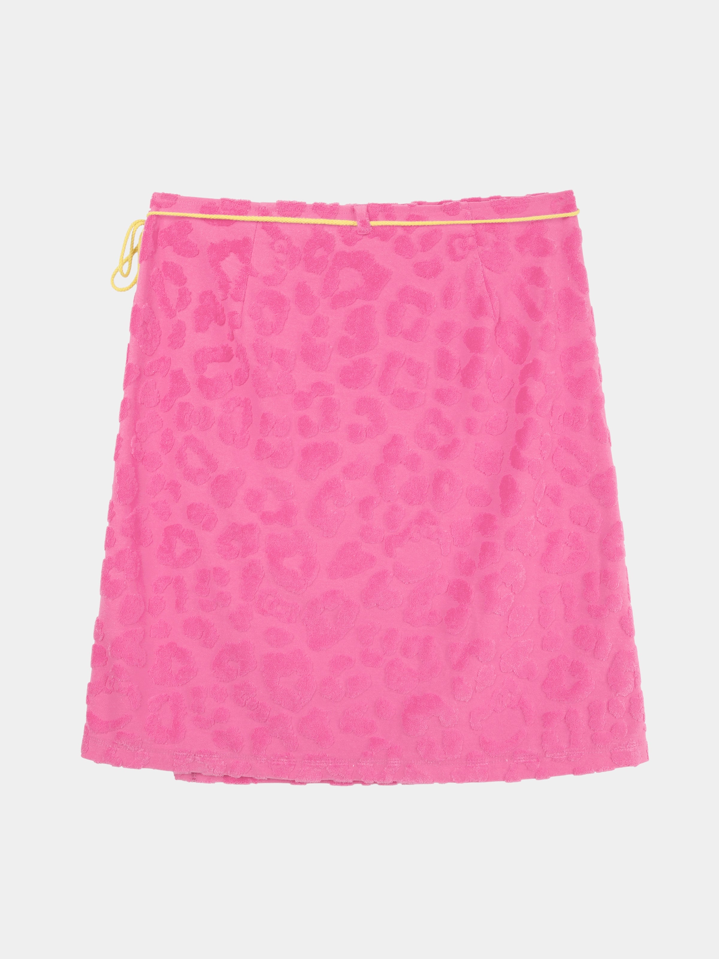 "Hello Kitty" Terry Wrap Skirt – Hot Pink Leopard