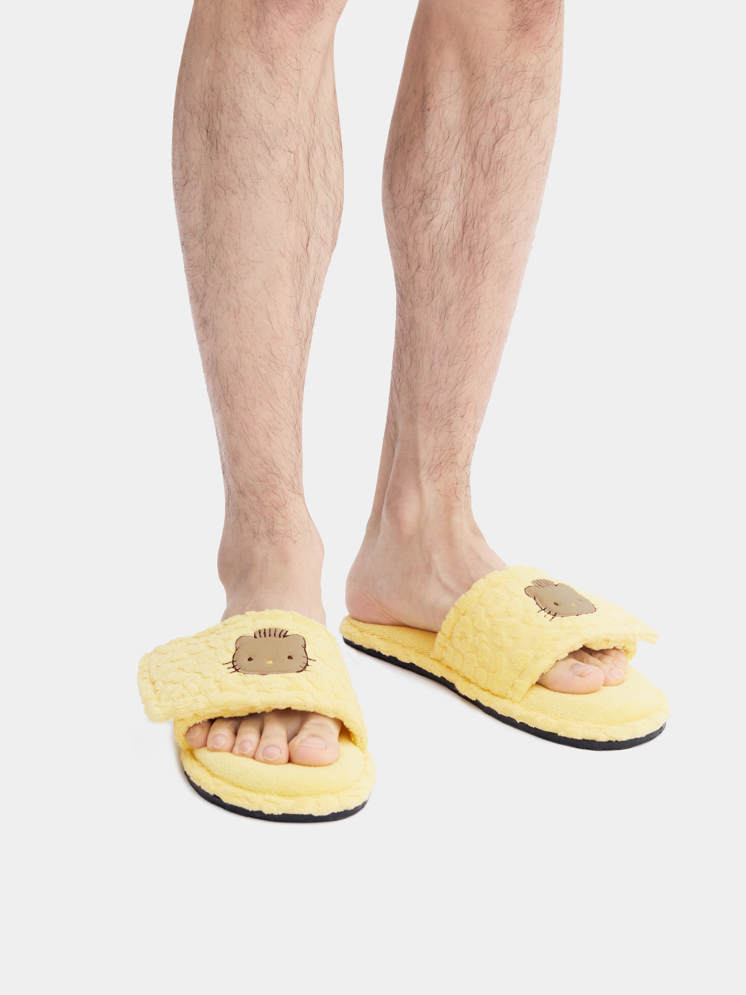 "Dear Daniel" Adjustable Terry Slippers – Sunbeam Leopard