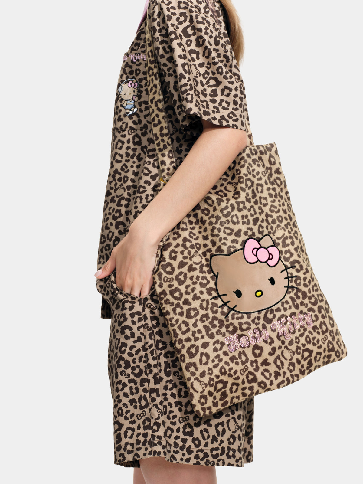 "Hello Kitty" Tote Bag – Leopard
