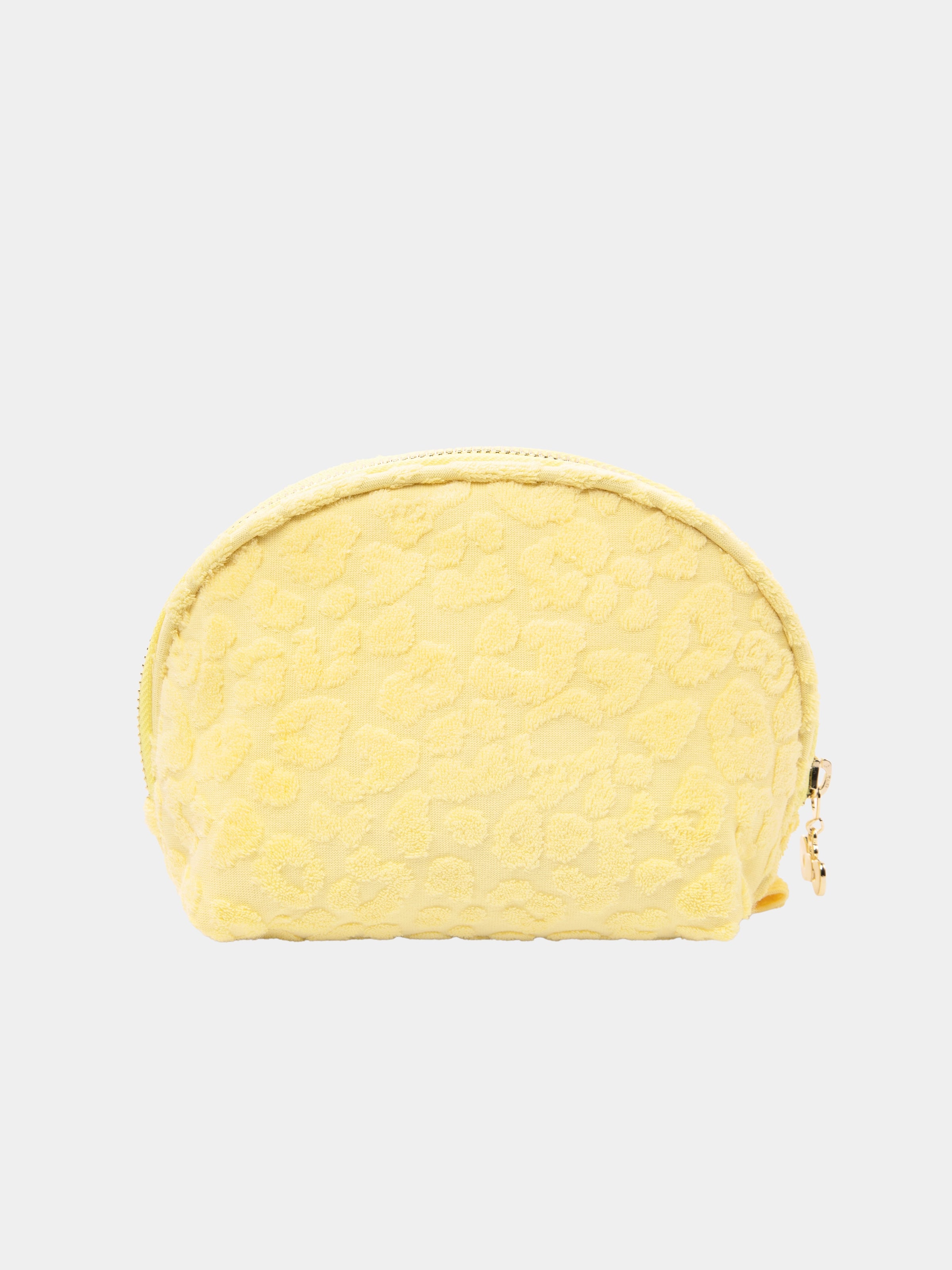 "Hello Kitty" Terry Shell-Shaped Cosmetic Bag – Sunbeam Leopard – Small