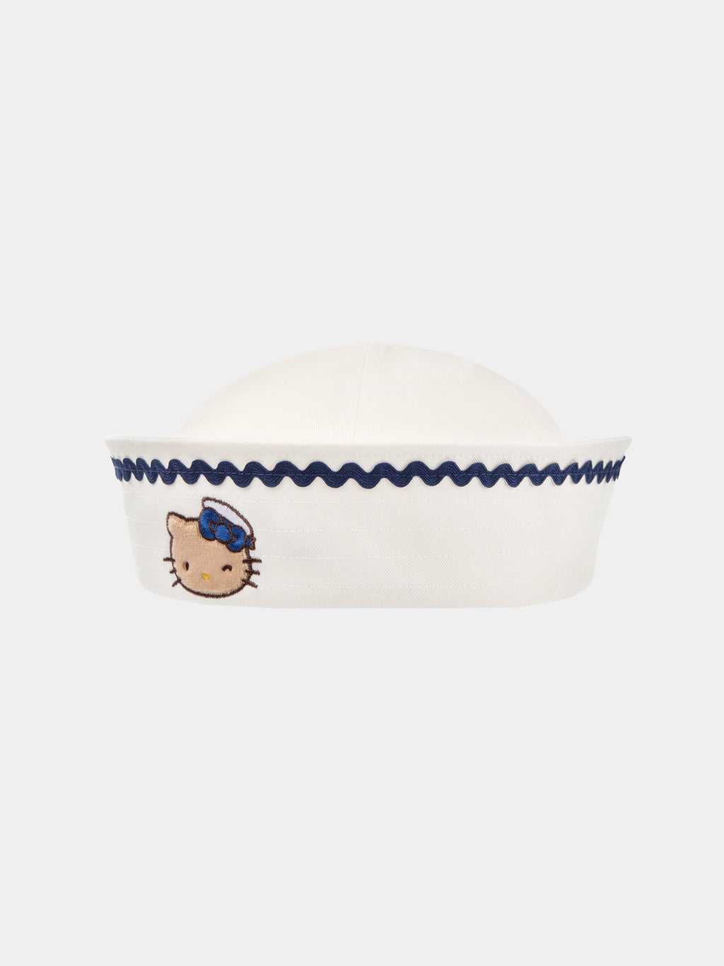 "Hello Kitty" Convertible Sailor Hat – Seashell White