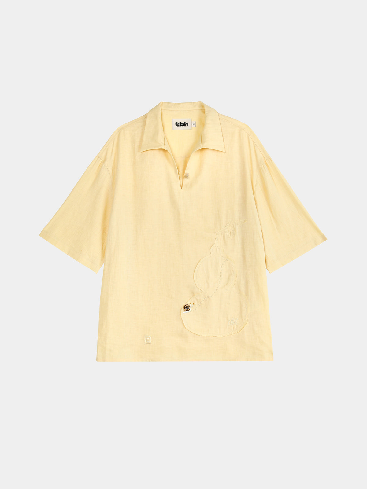 tbh Wōdrobe Hemp Loungewear Set Short Sleeve – Húlu Yellow