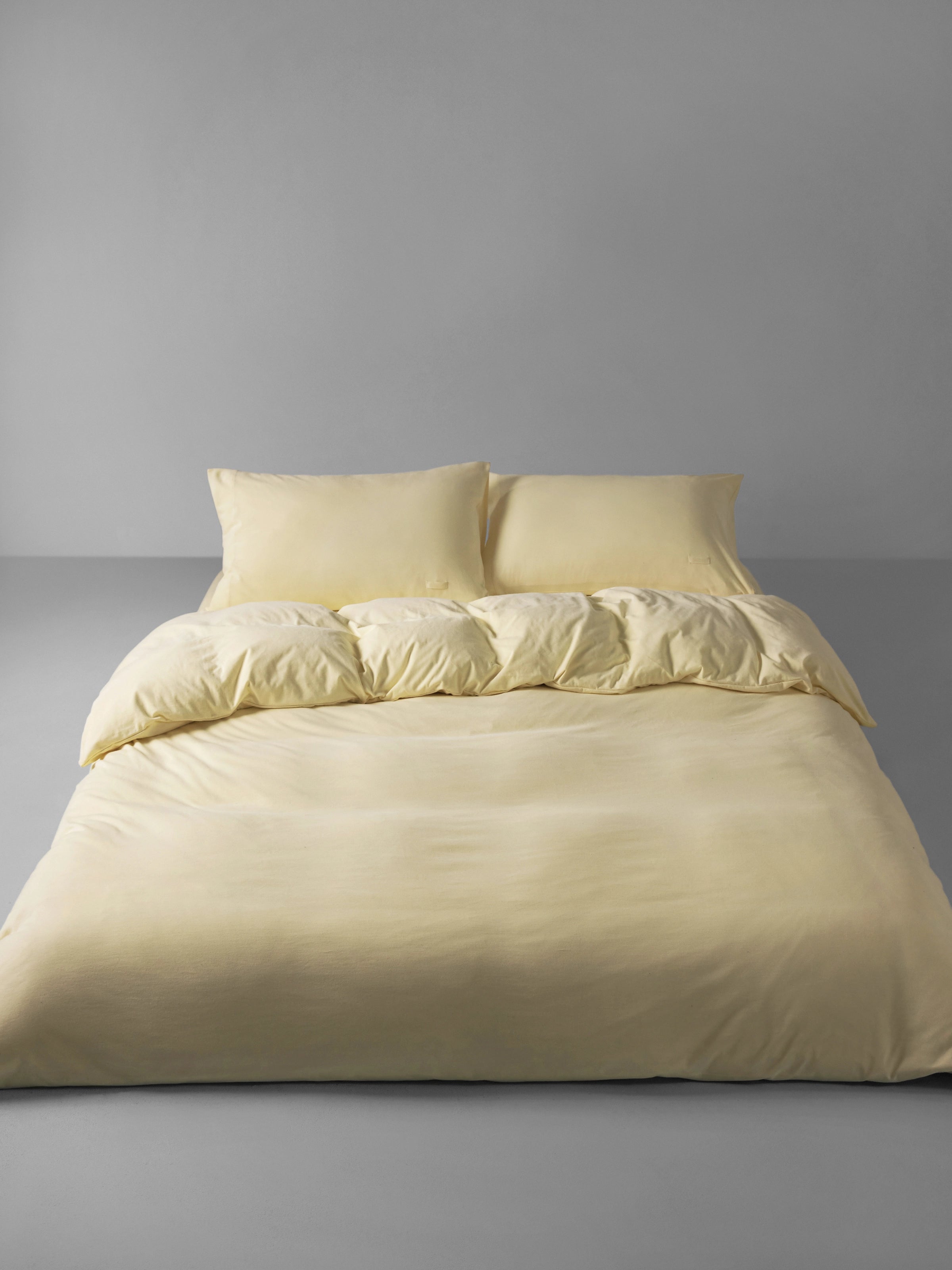 Cotton Heavyweight Jersey Bedding Set Yolk