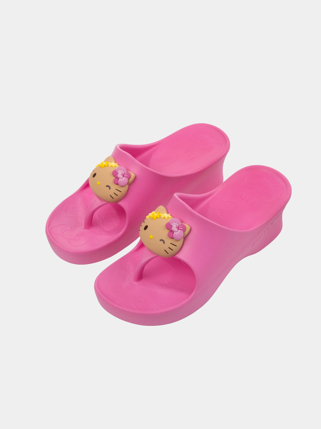 "Hello Kitty" EVA Platform Slippers – Hot Pink