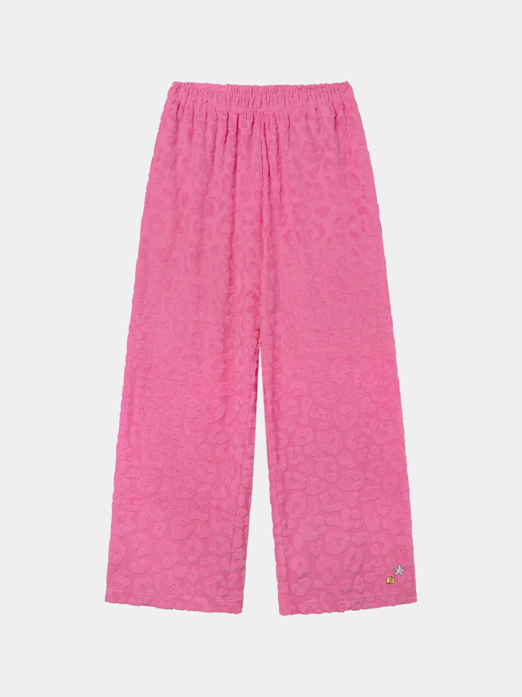 "Hello Kitty" Terry Loungewear Set Long Sleeve – Hot Pink Leopard