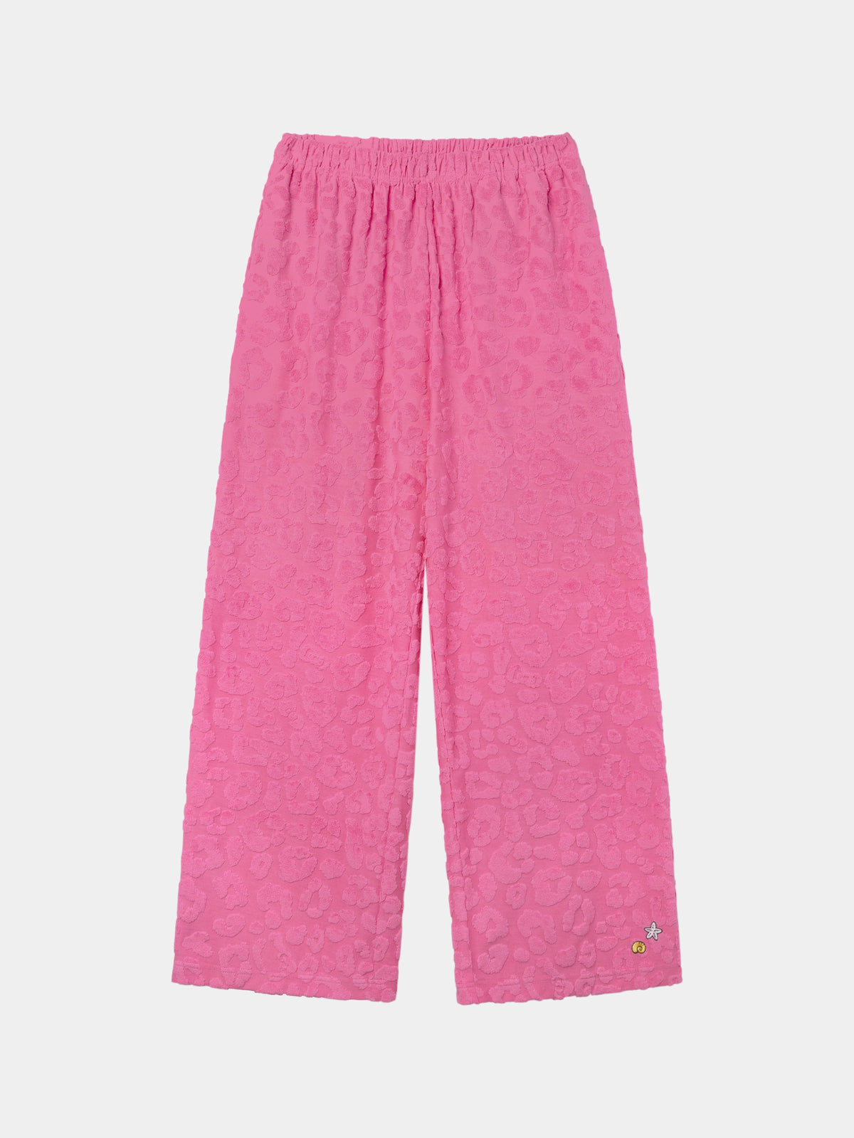 "Hello Kitty" Terry Loungewear Set Long Sleeve – Hot Pink Leopard