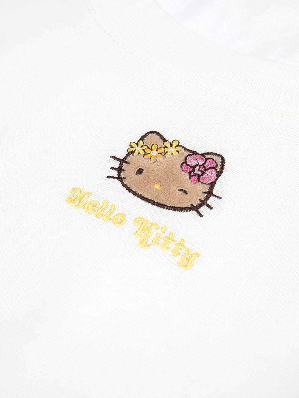 "Hello Kitty" Bikini Print T-Shirt – Hot Pink Leopard