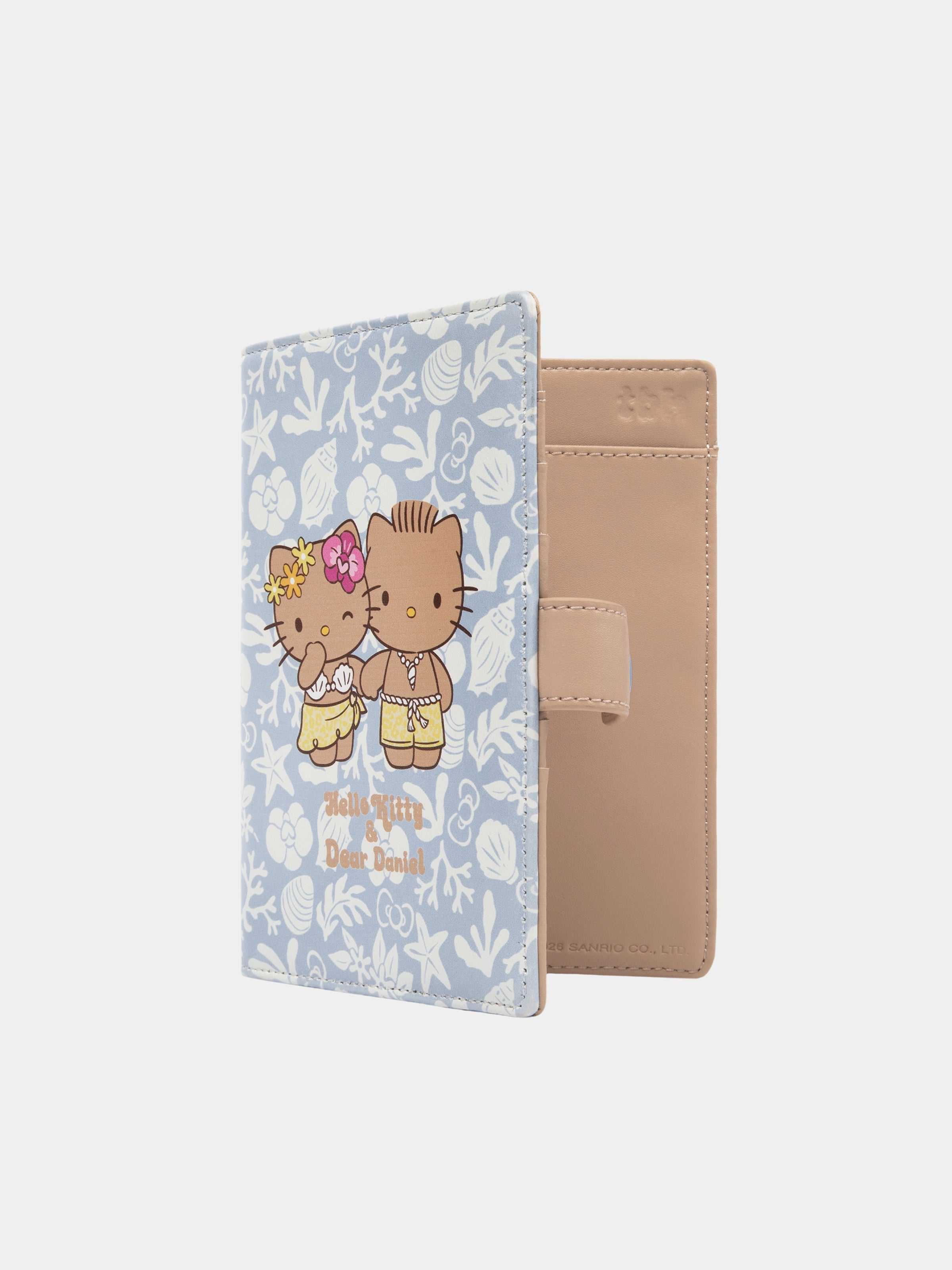 "Hello Kitty & Dear Daniel" Passport Holder – Breezy Blue