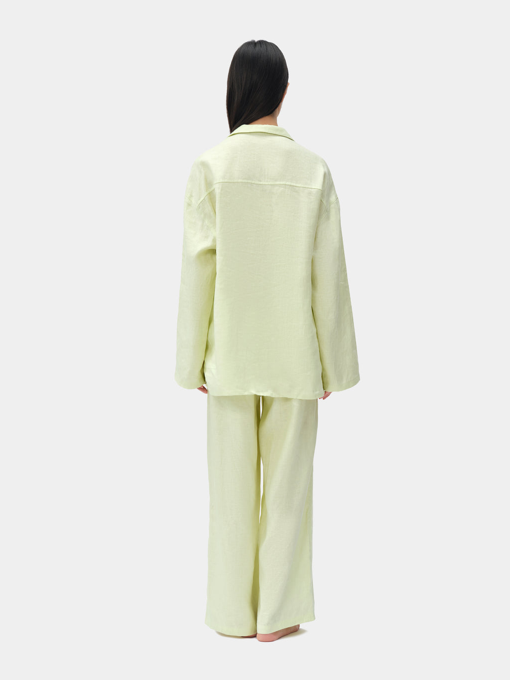 tbh Wōdrobe Hemp Loungewear Set Long Sleeve – Melon Green
