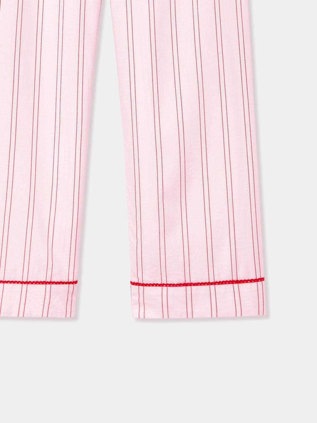 "Hello Kitty" Tencel Cotton Blend Loungewear Set – Pink Stripes