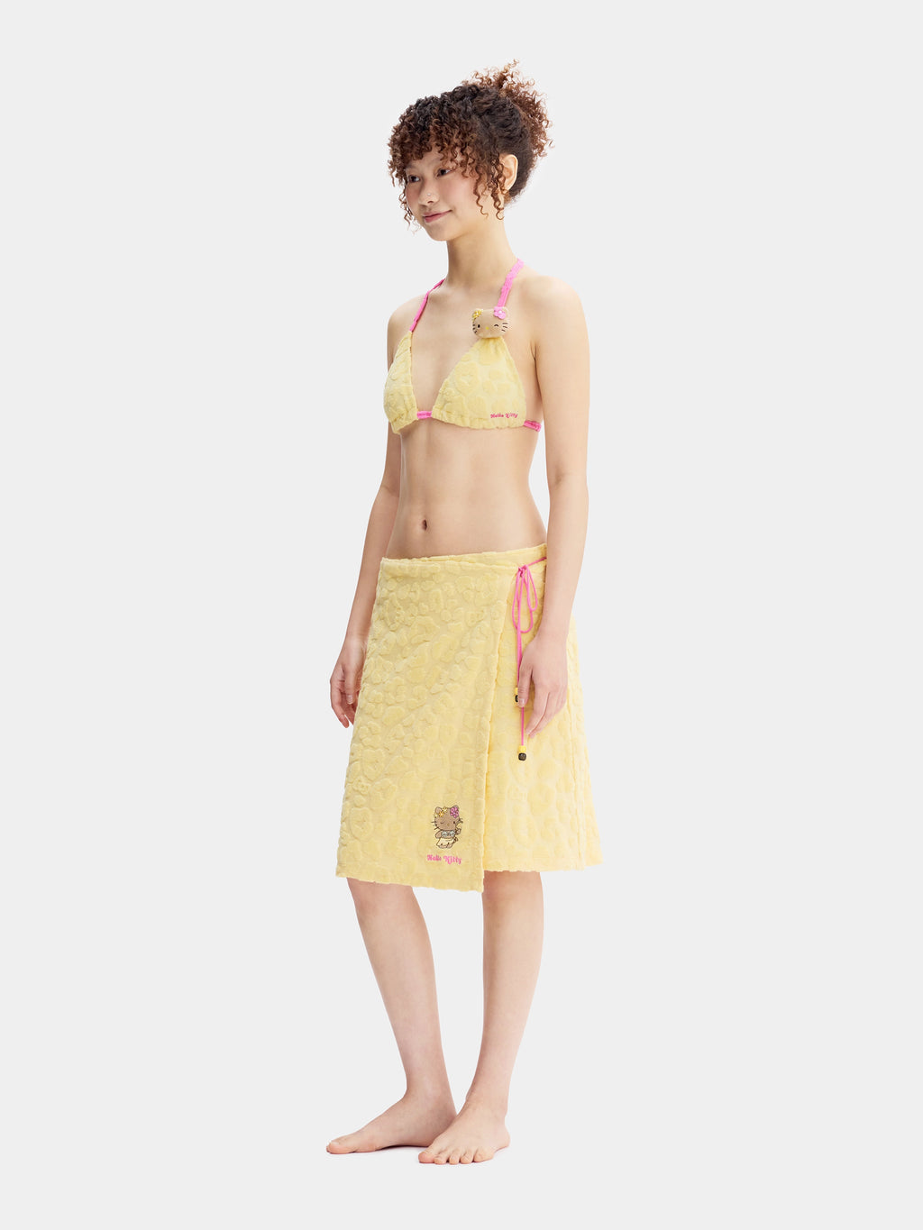 "Hello Kitty" Terry Wrap Skirt – Sunbeam Leopard