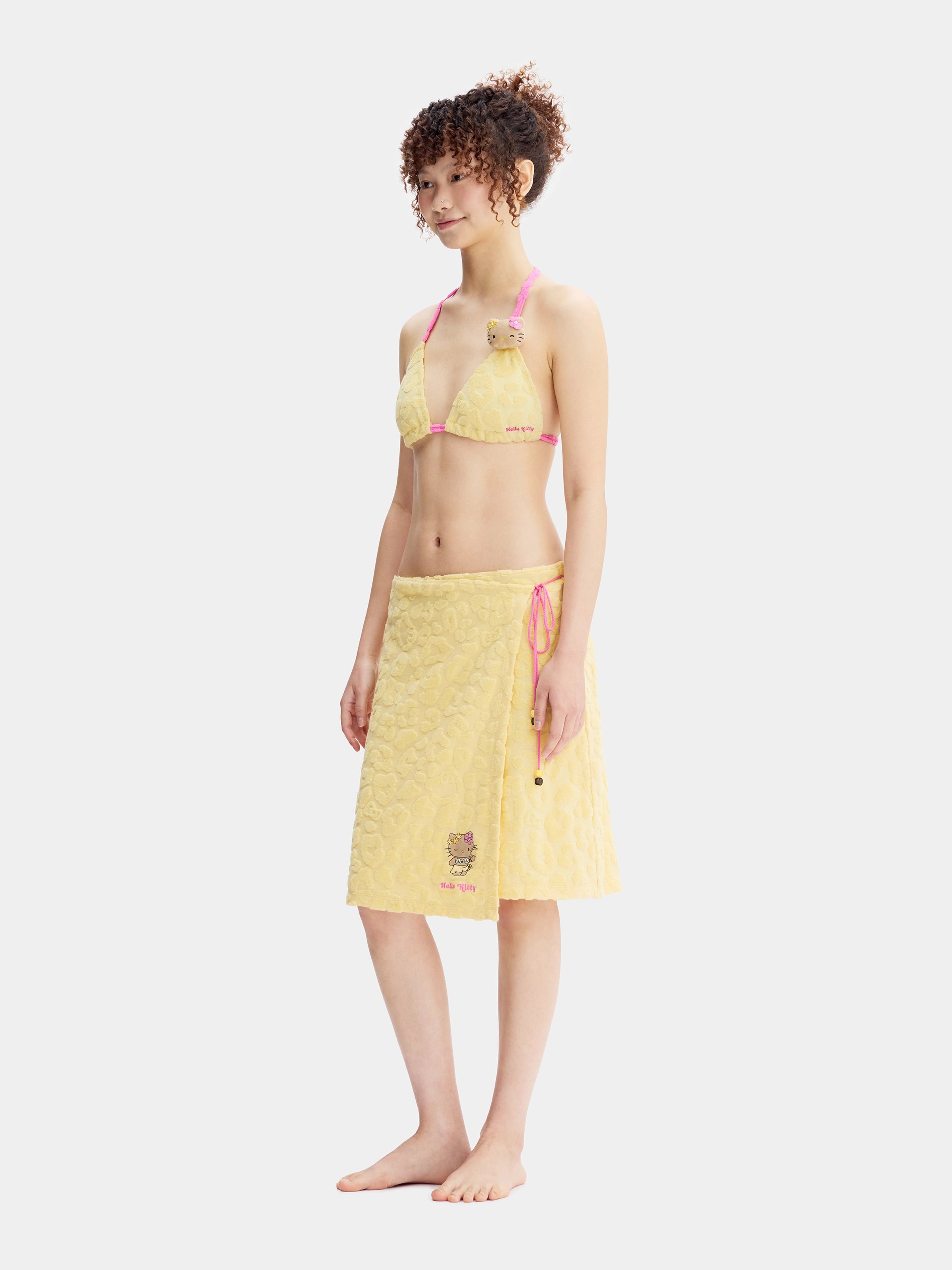 "Hello Kitty" Terry Wrap Skirt – Sunbeam Leopard