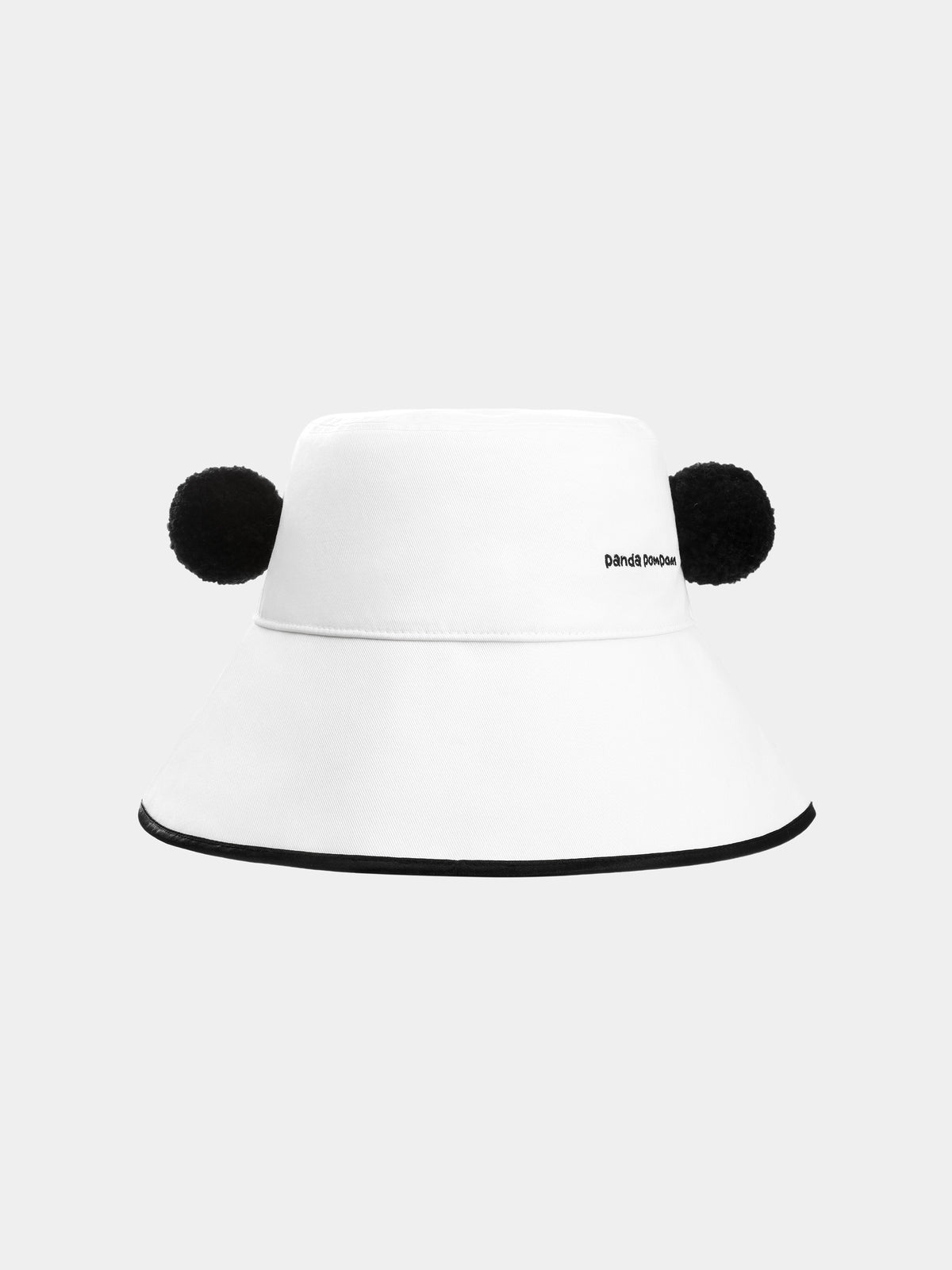 "panda pompom" Goggle Bucket Hat
