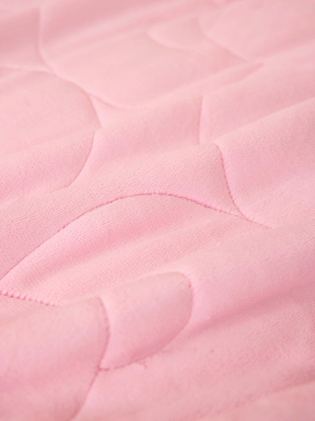 "Hello Kitty" Micro Flannel Mattress Protector Set – Choco Pink
