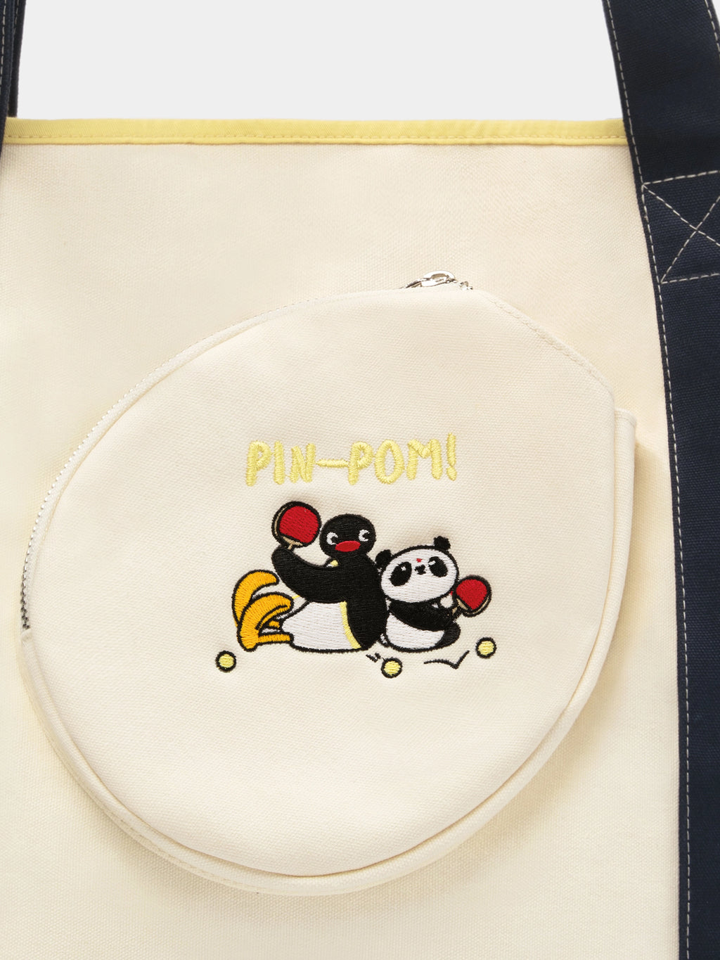 PIN!POM! Multi-Functional Canvas Tote Bag