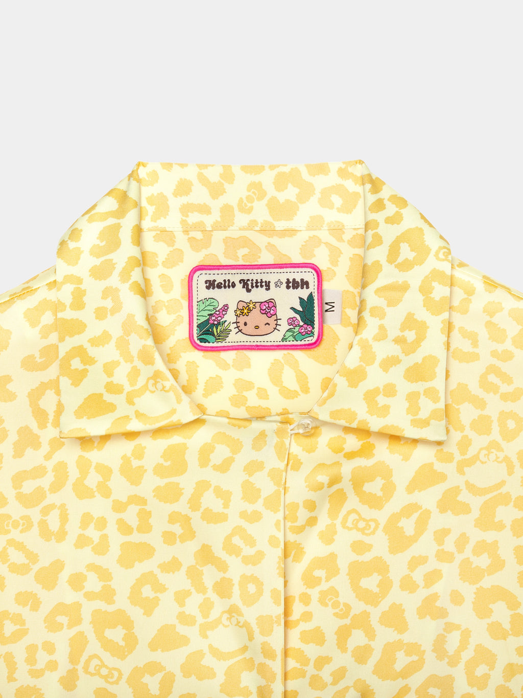 "Hello Kitty" Satin Loungewear Set Short Sleeve & Shorts – Sunbeam Leopard