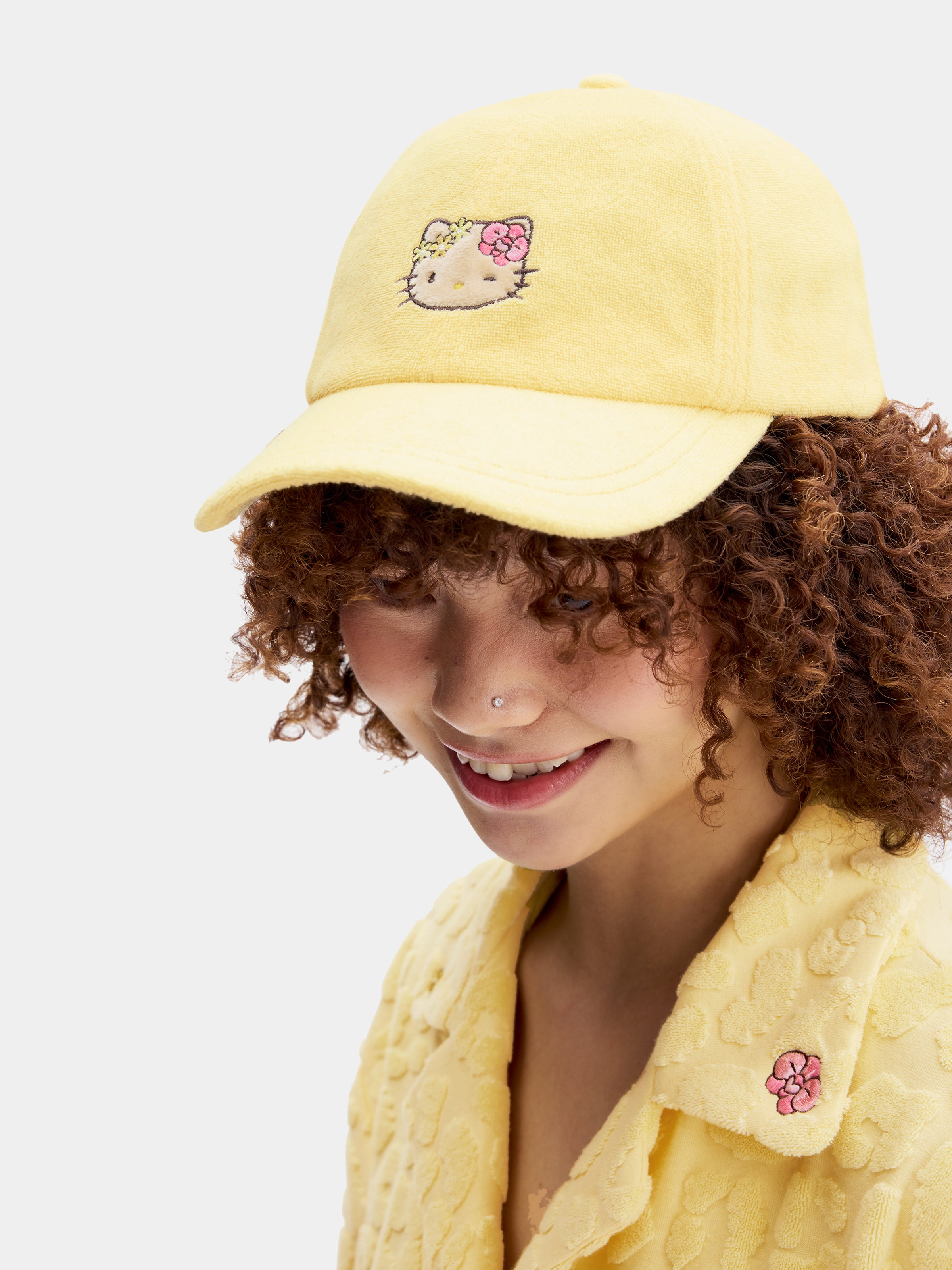 "Hello Kitty" Terry Baseball Cap – Sunbeam Leopard