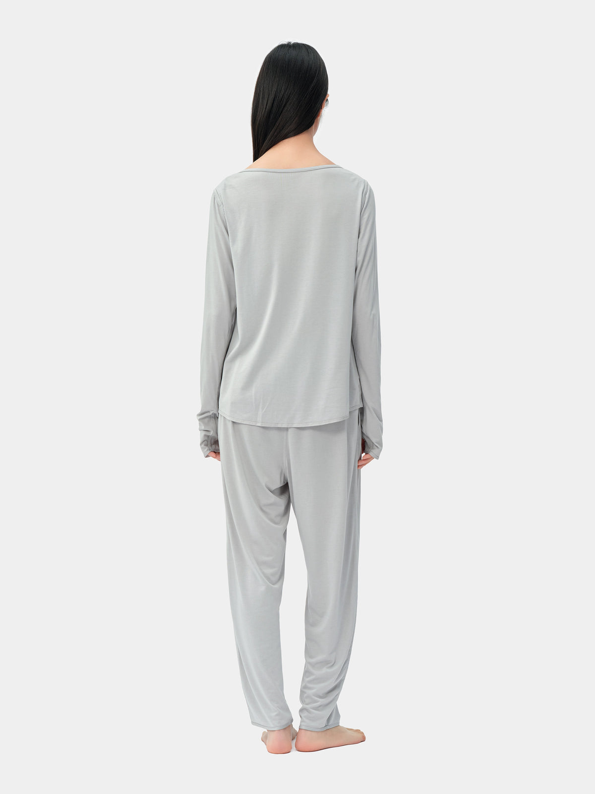 tbh Wōdrobe PLA Skin-Friendly Sleepwear Set Long Sleeve – Grey