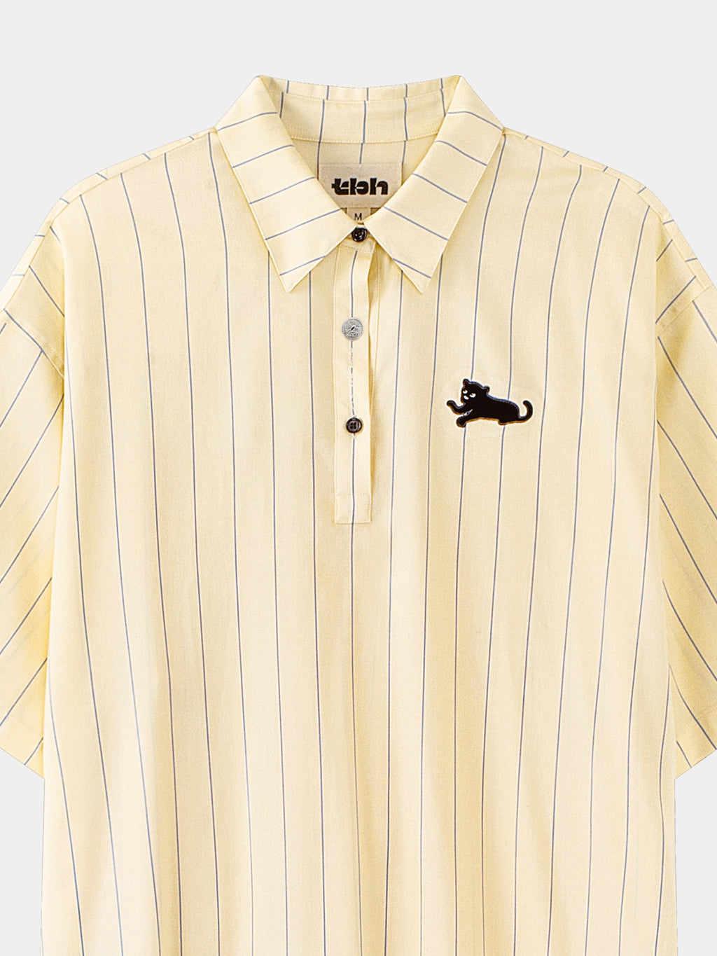 “Urban Jungle” Tencel Cotton Blend Short Sleeve Nightgown Dandelion Yellow