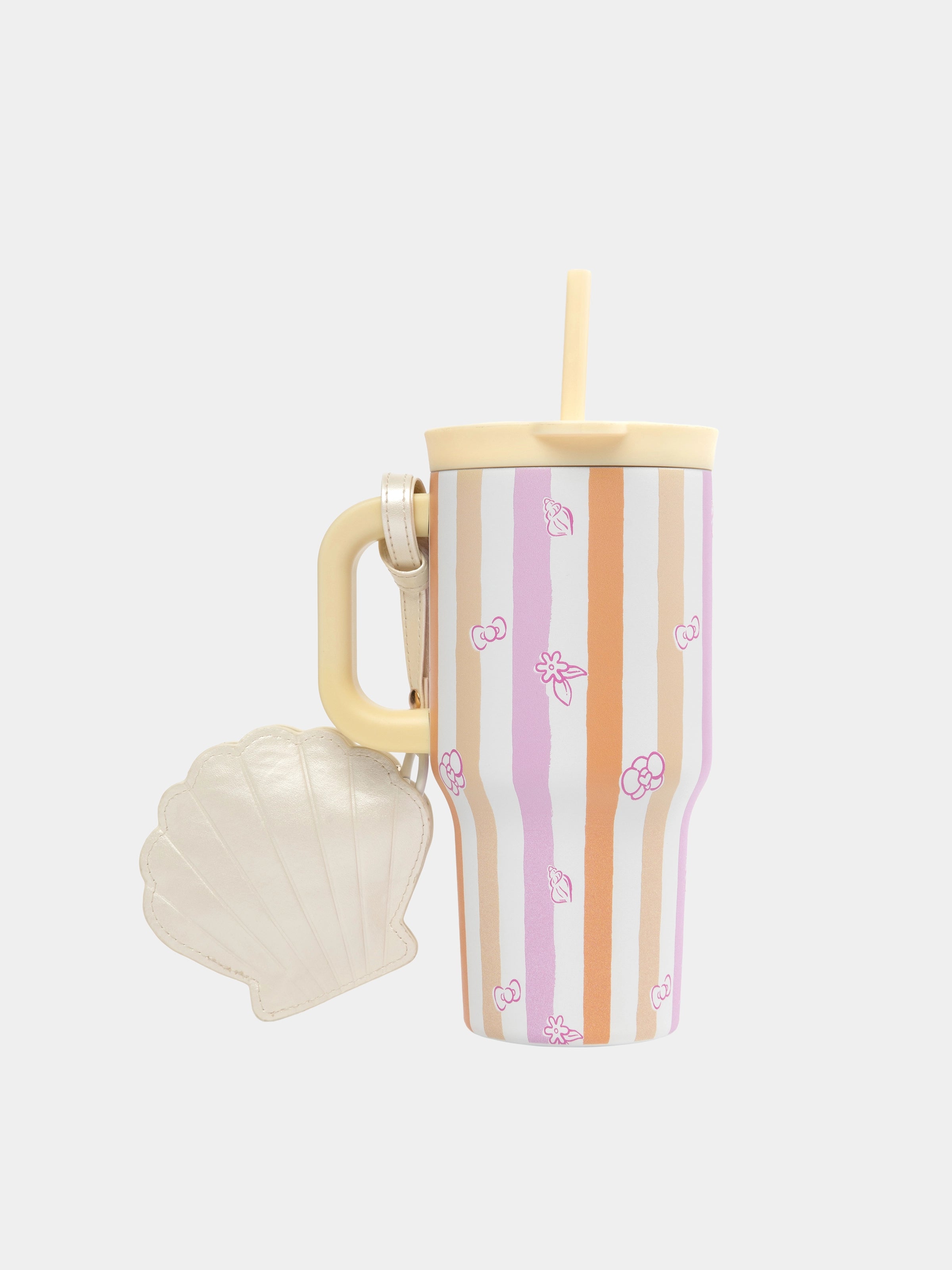 "Hello Kitty" Stainless Steel Insulated Tumbler – Coral Pink – 600ml